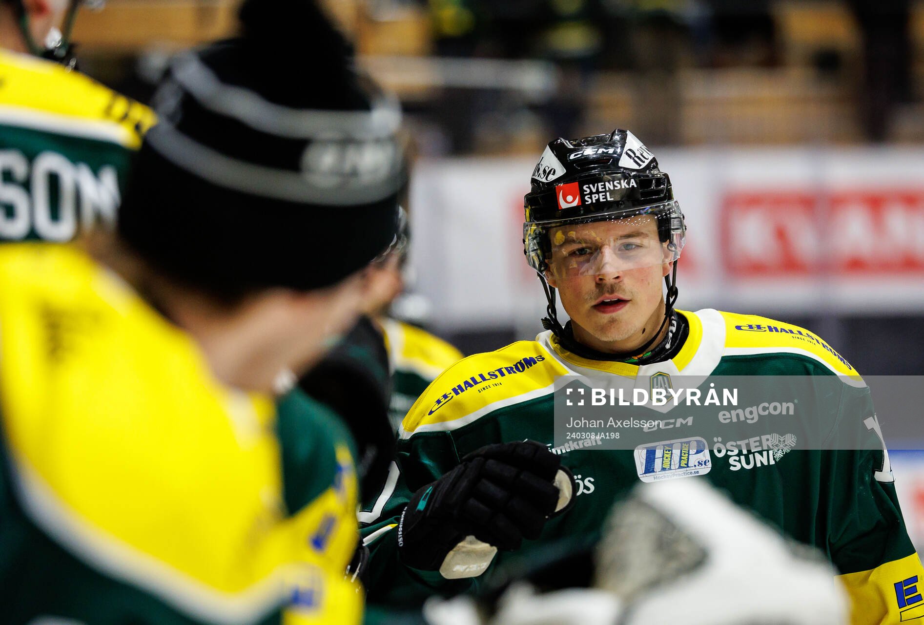 Östersunds Johan Mörnsjö jublar