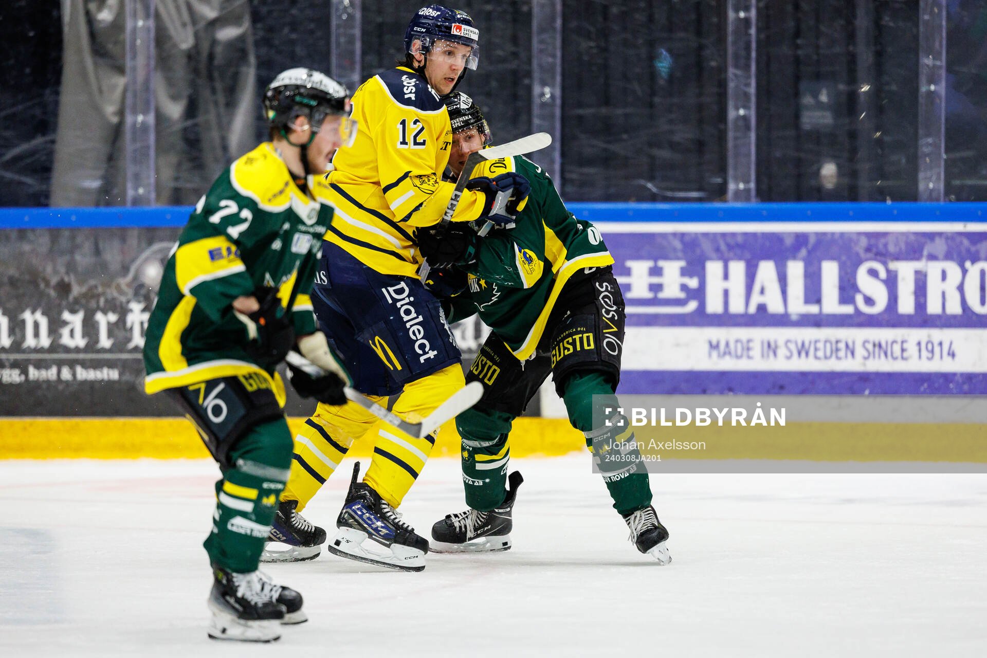 Södertäljes Viktor Liljegren och Östersunds Karl