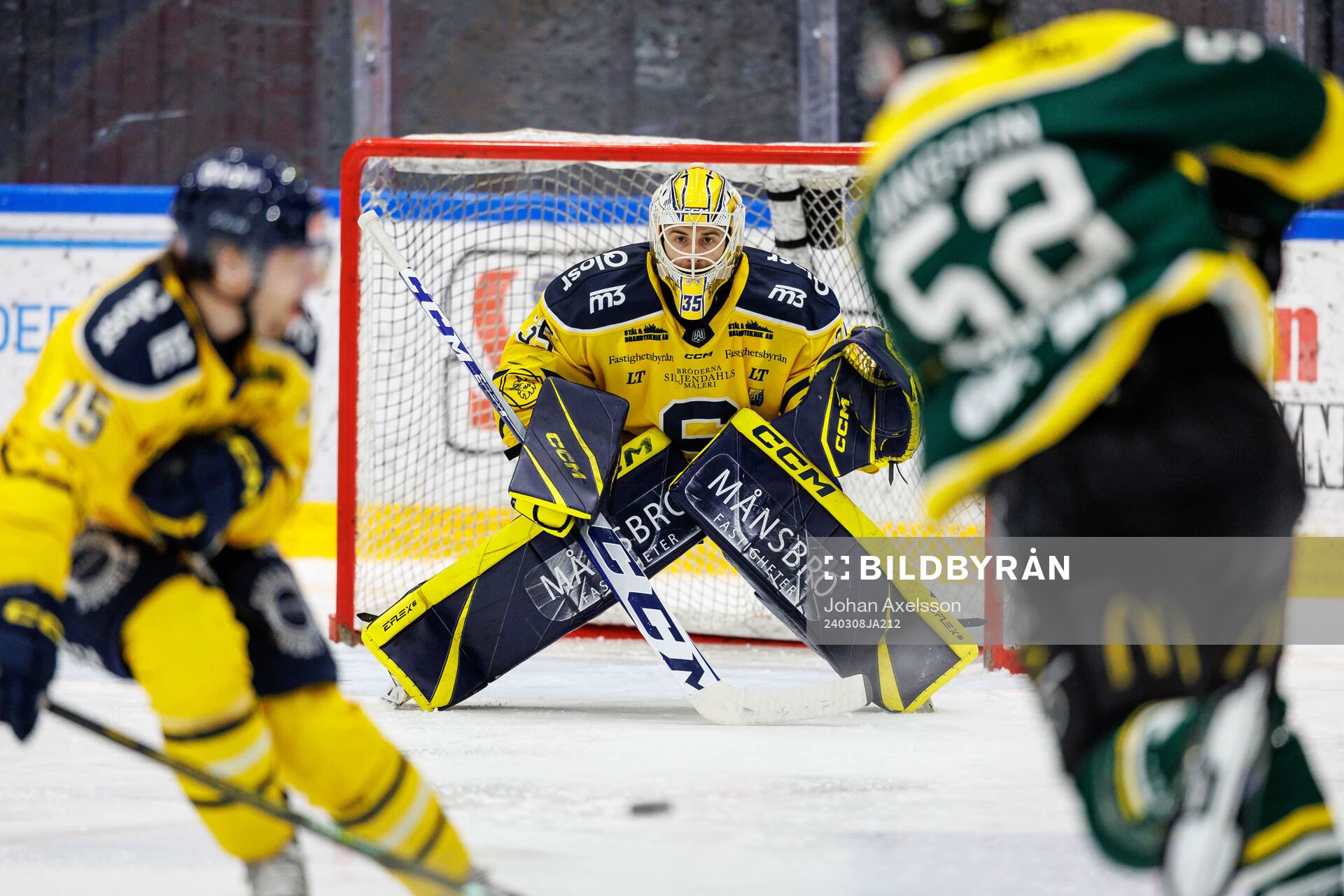 Södertäljes målvakt Tomas Sholl