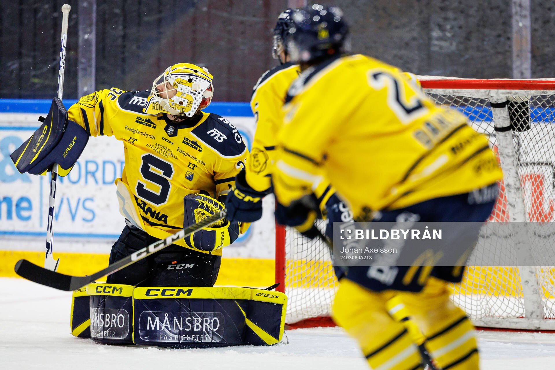 Södertäljes målvakt Tomas Sholl