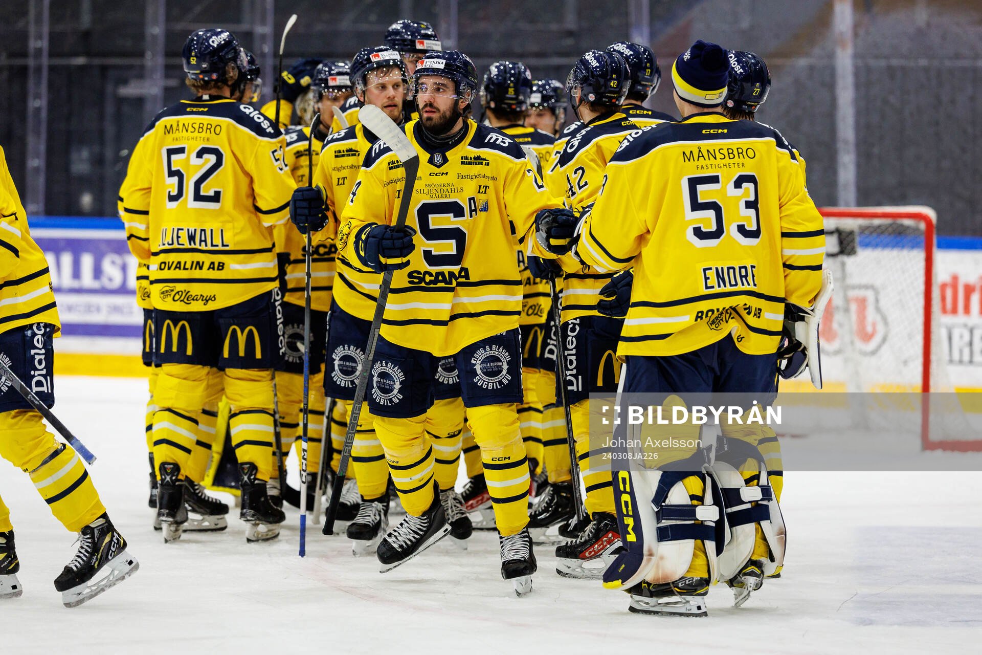 Södertäljes Jacob Dahlström jublar