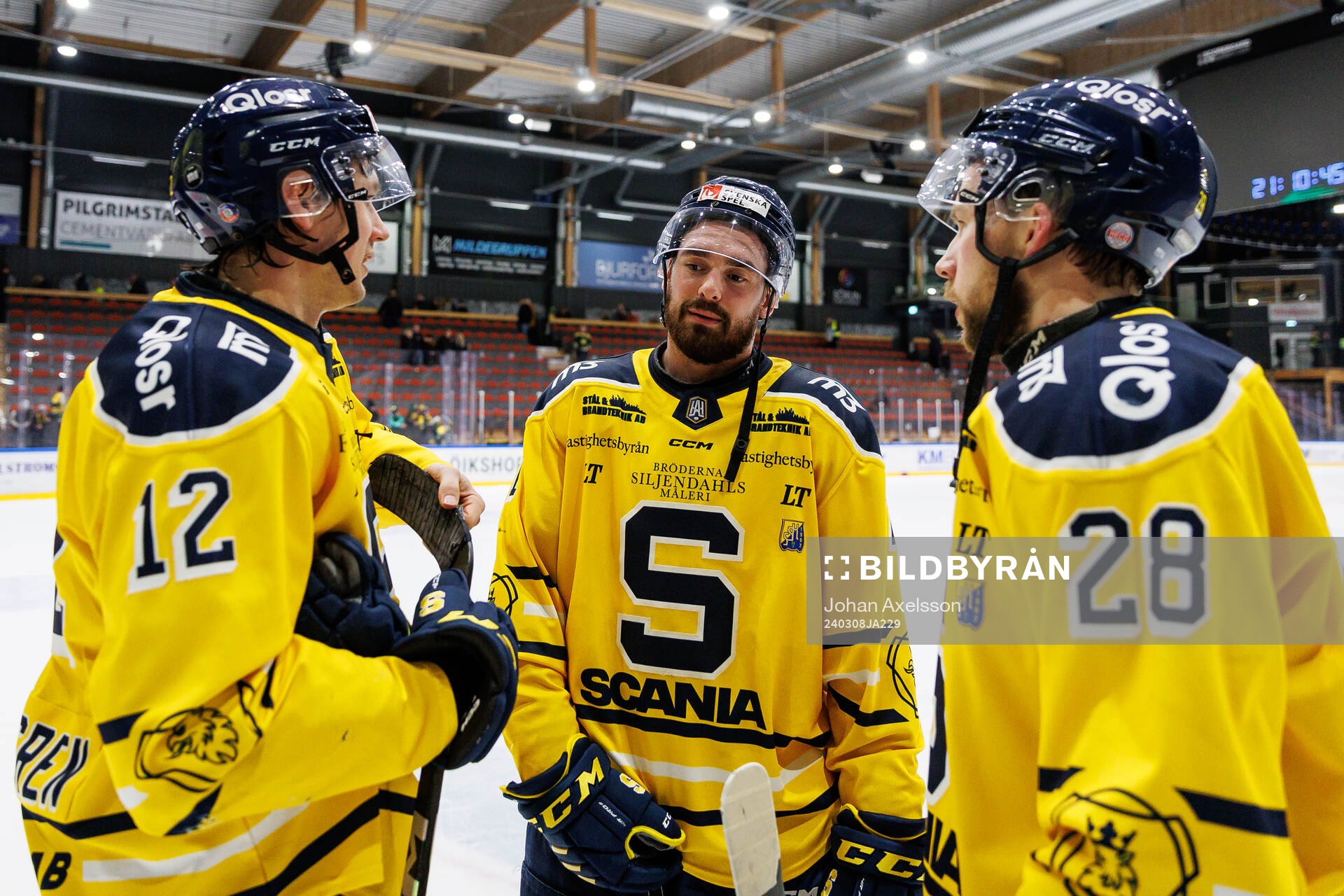 Södertäljes Viktor Liljegren, Jacob Dahlström och