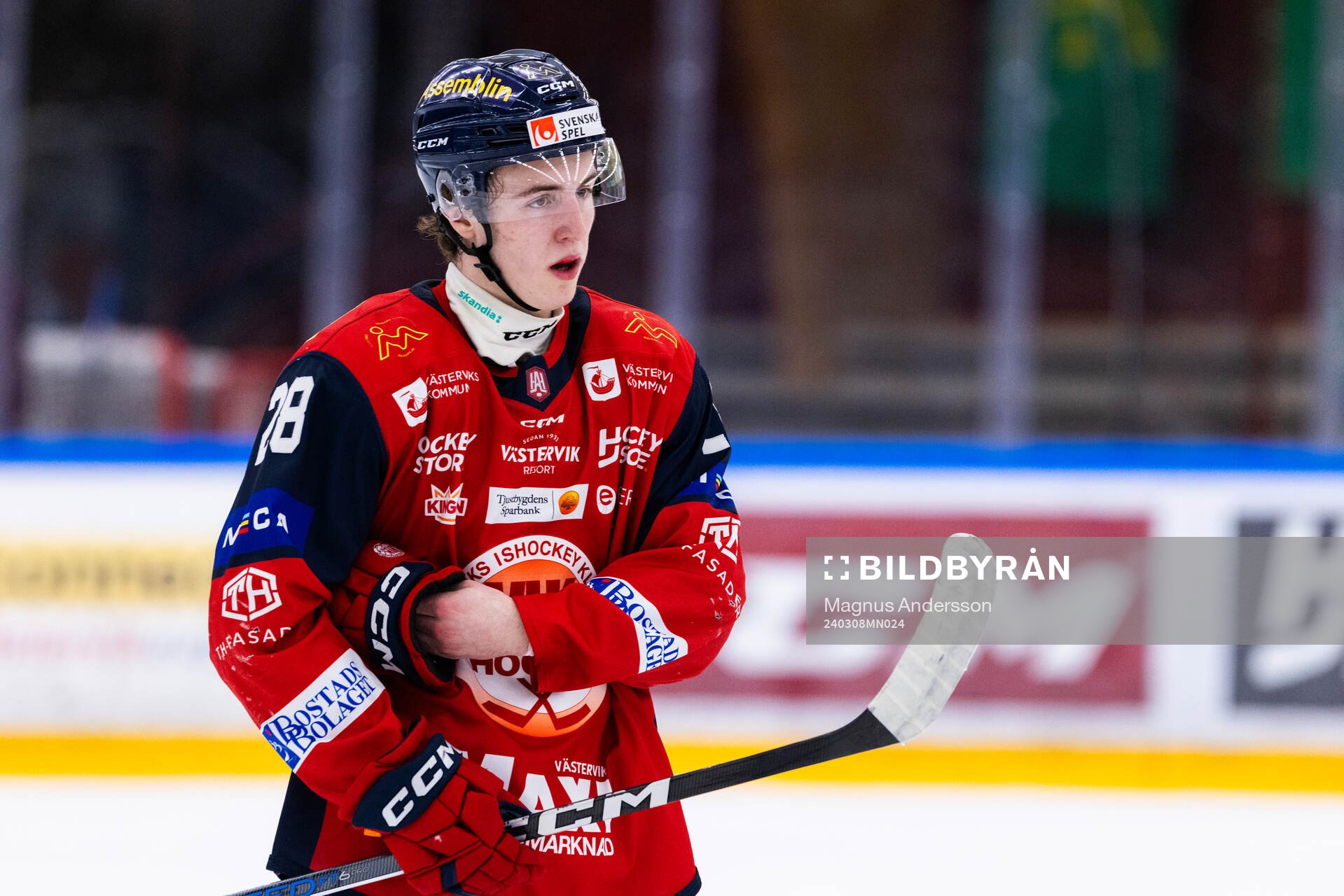 Västerviks Elias Sjöström deppar