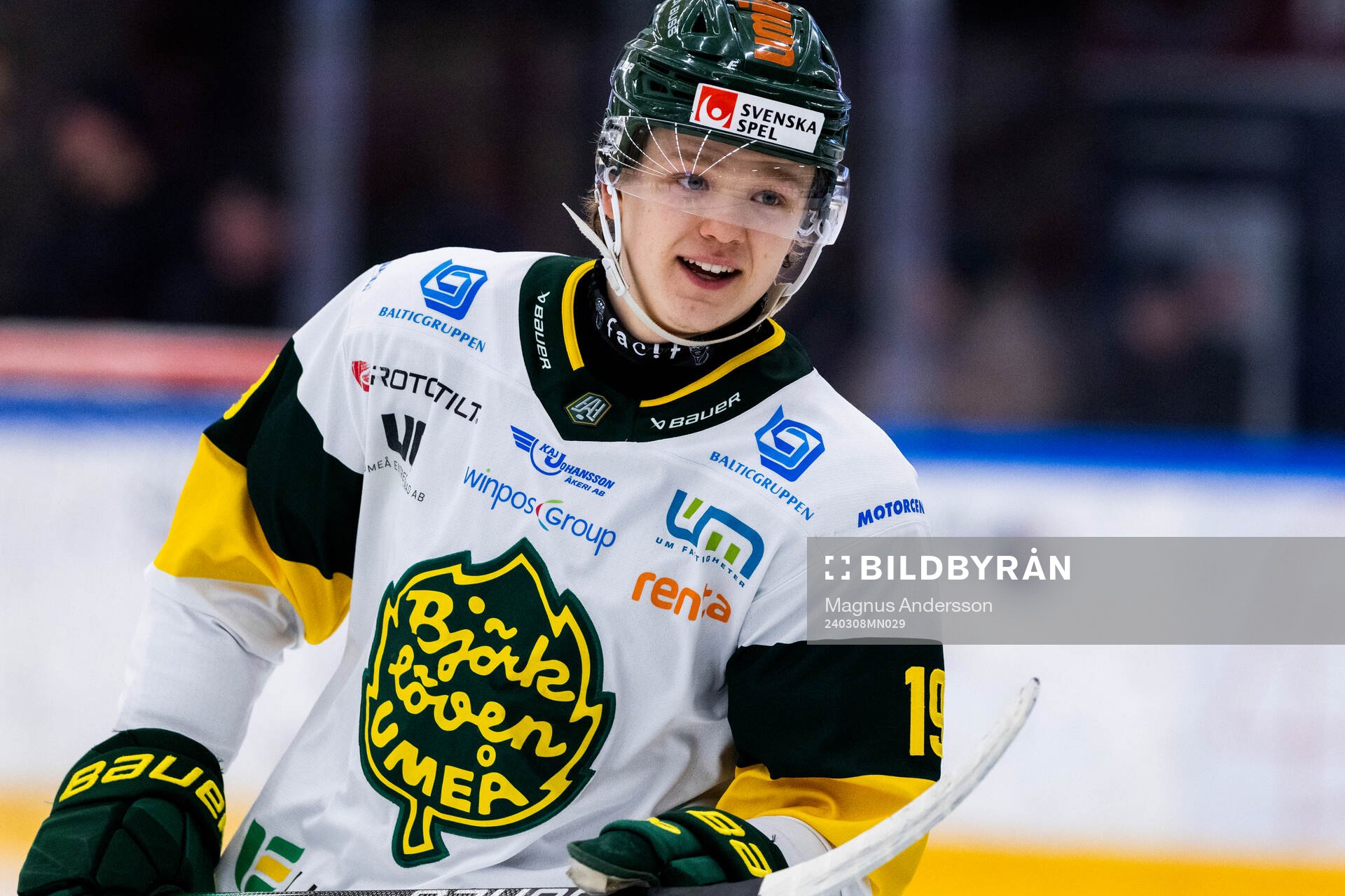 Björklövens Liam Dower Nilsson jublar