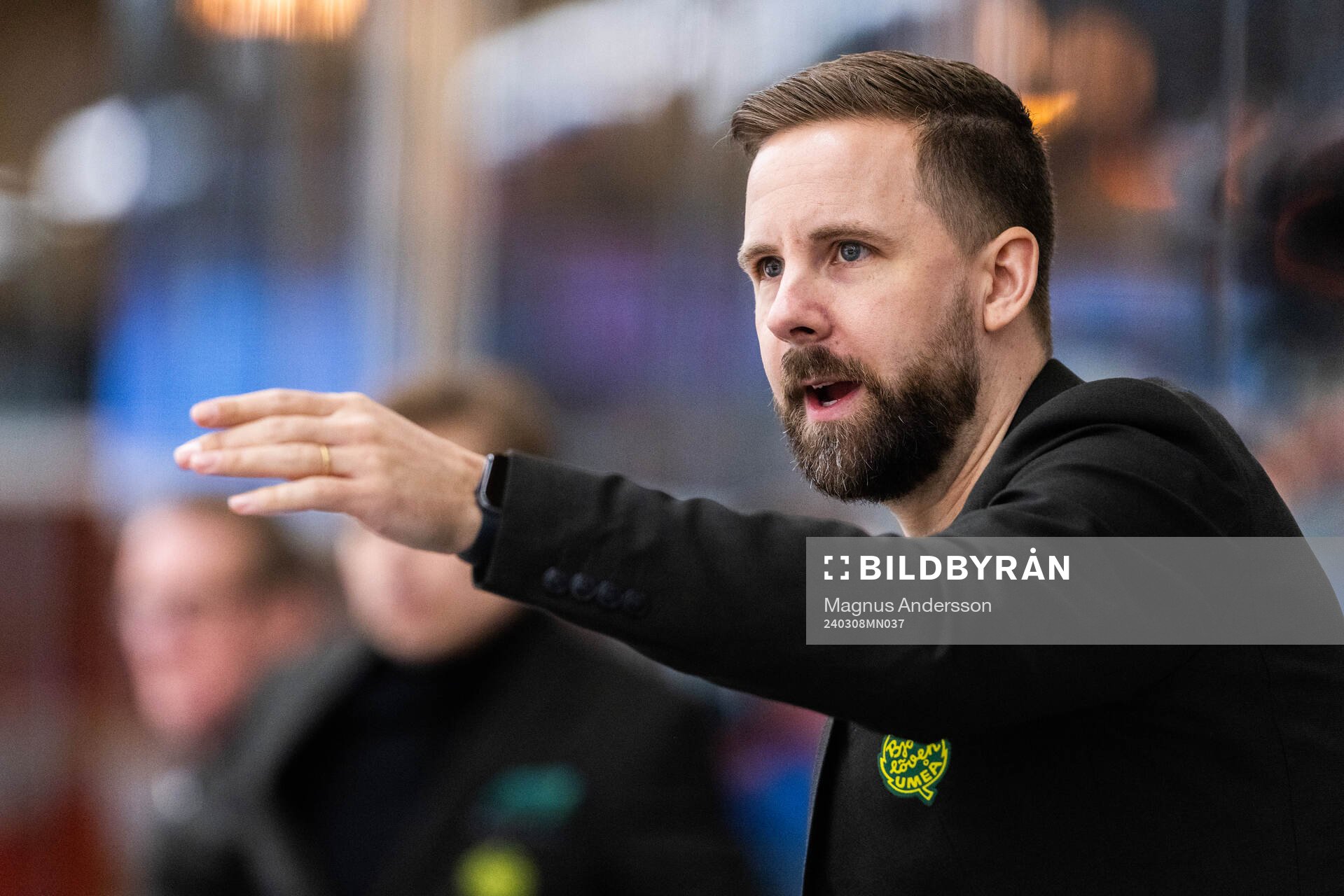 Björklövens tränare Viktor Stråhle