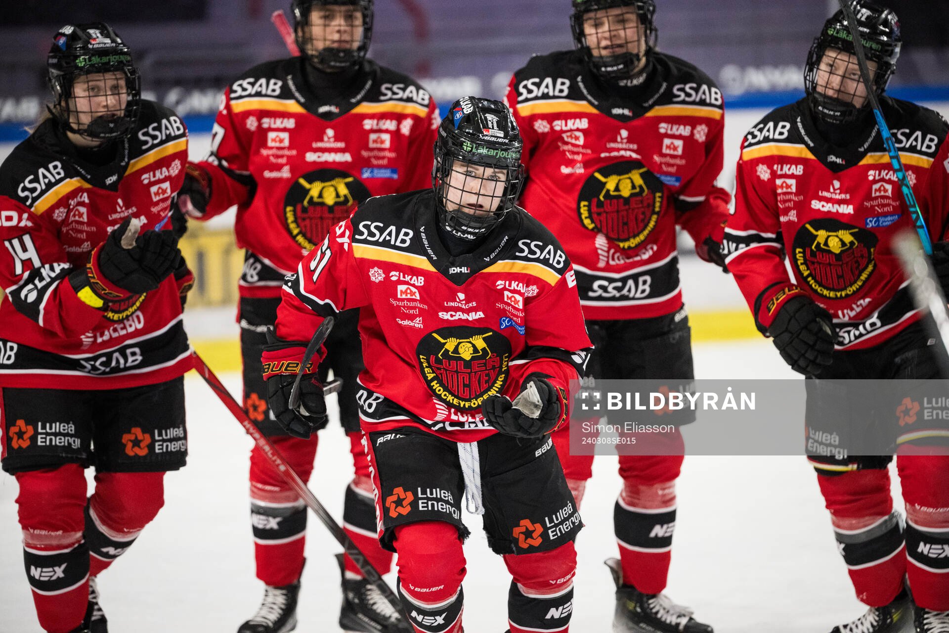 Luleås Lisa Johansson jublar