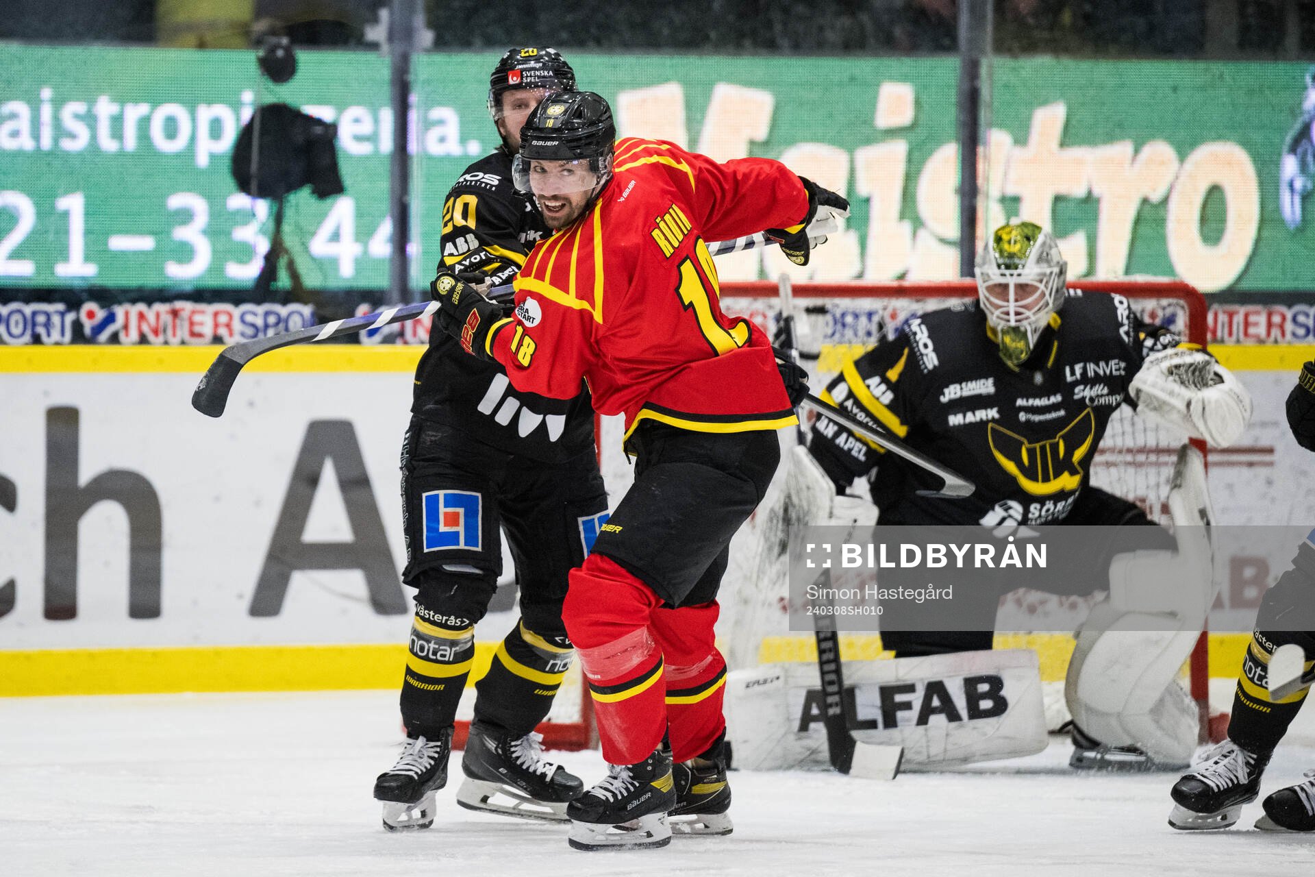 Brynäs Anton Rödin och Västerås Erik Flood