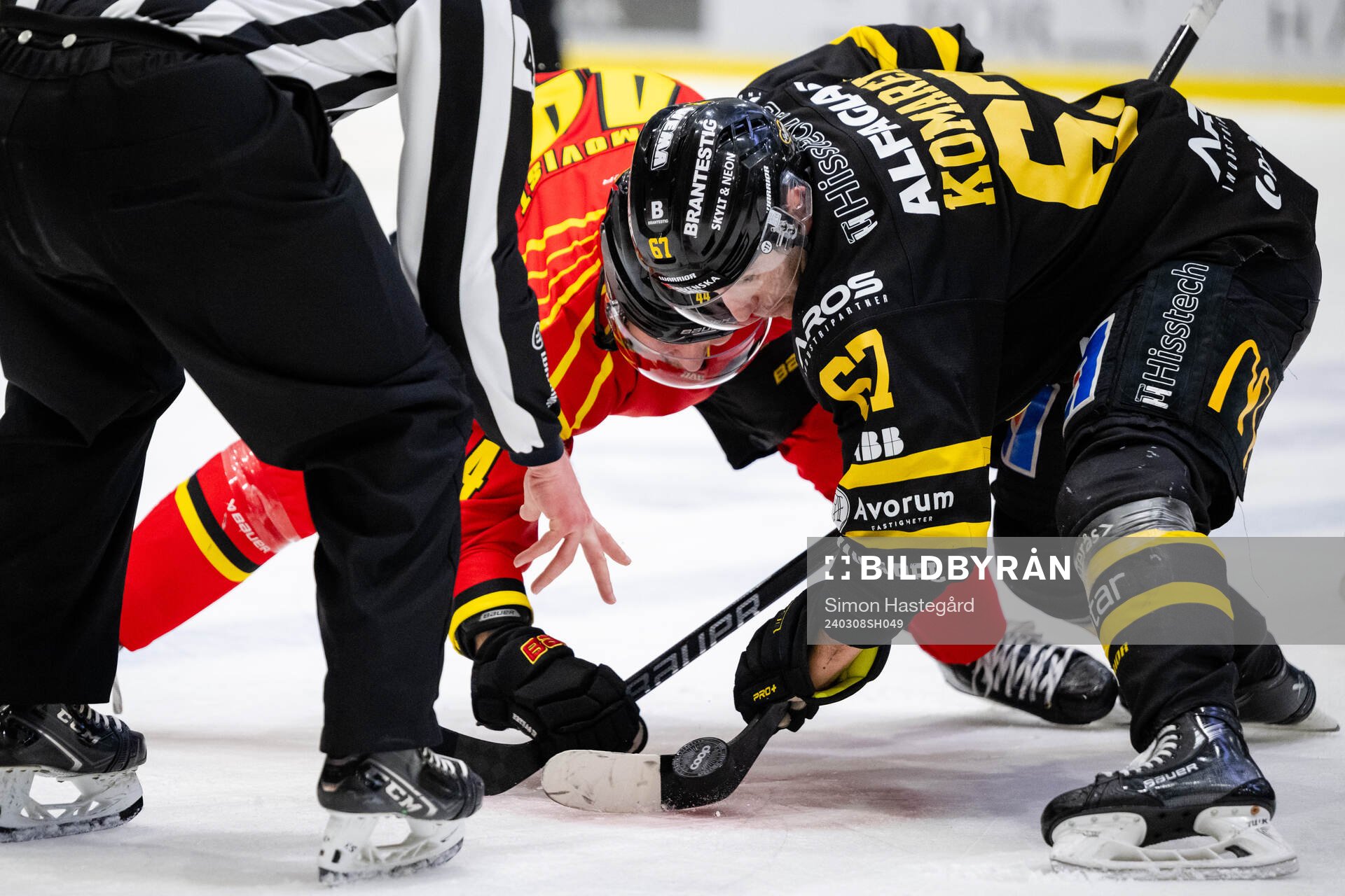 Brynäs Jacob Blomqvist och Västerås Konstantin Komarek