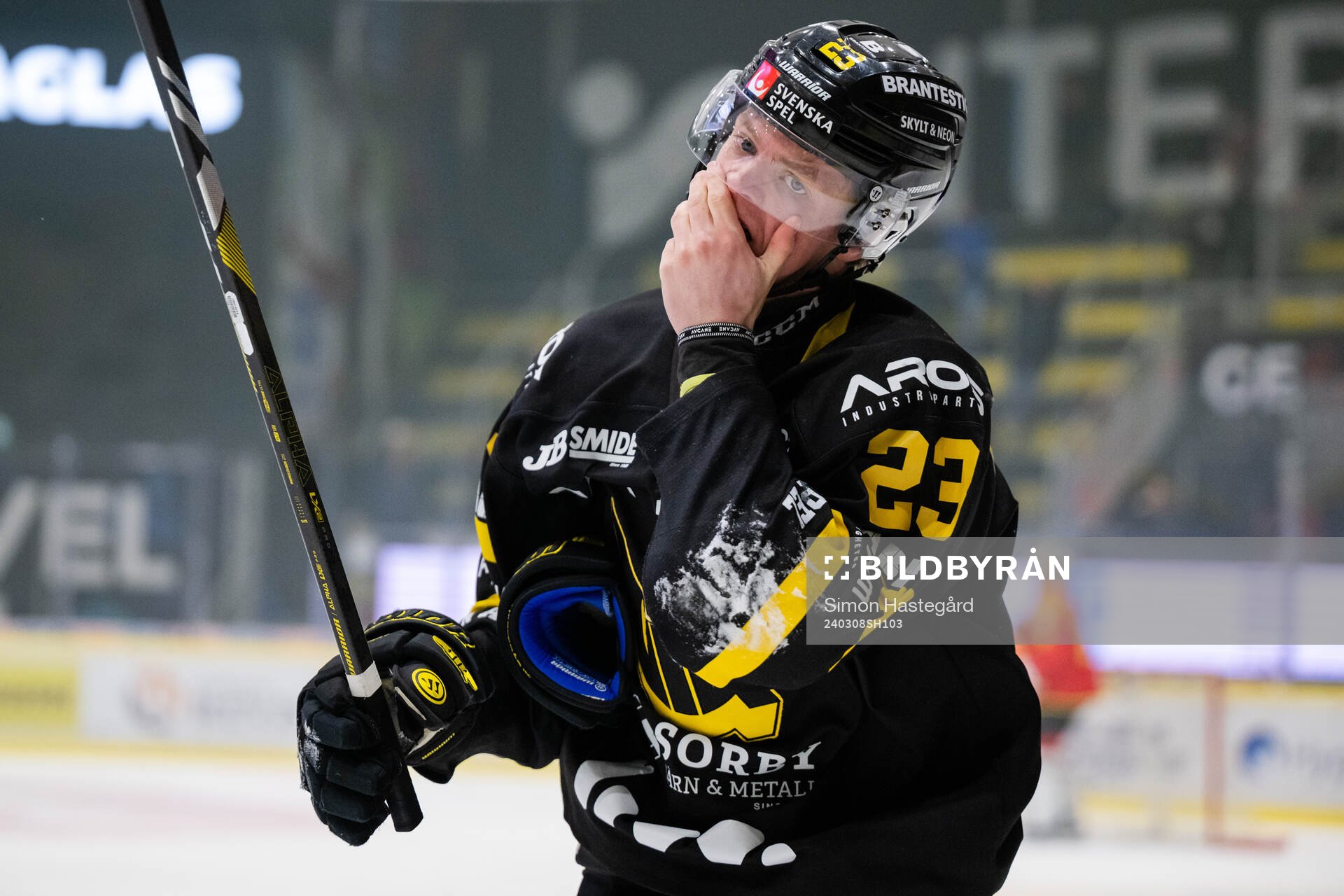 Västerås Adam Hofbauer har ont
