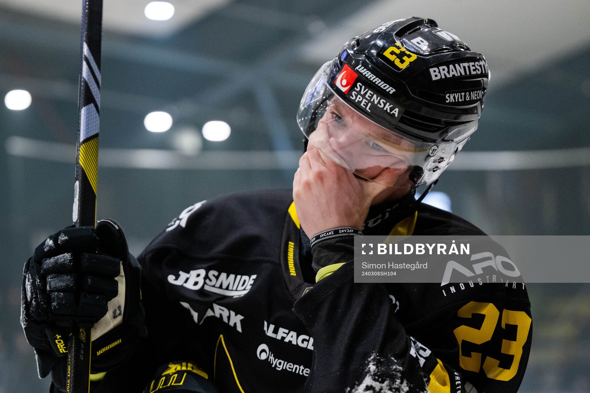 Västerås Adam Hofbauer har ont