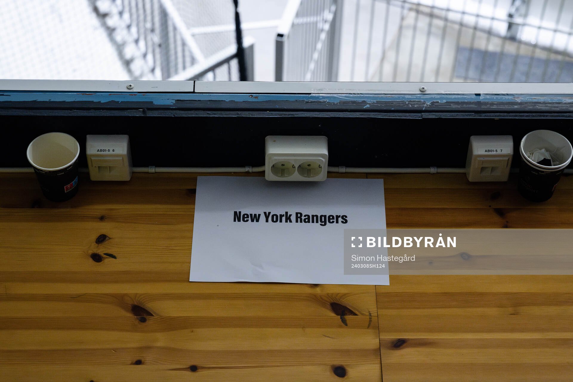 Sittplats reserverad för en scout från New York Rangers