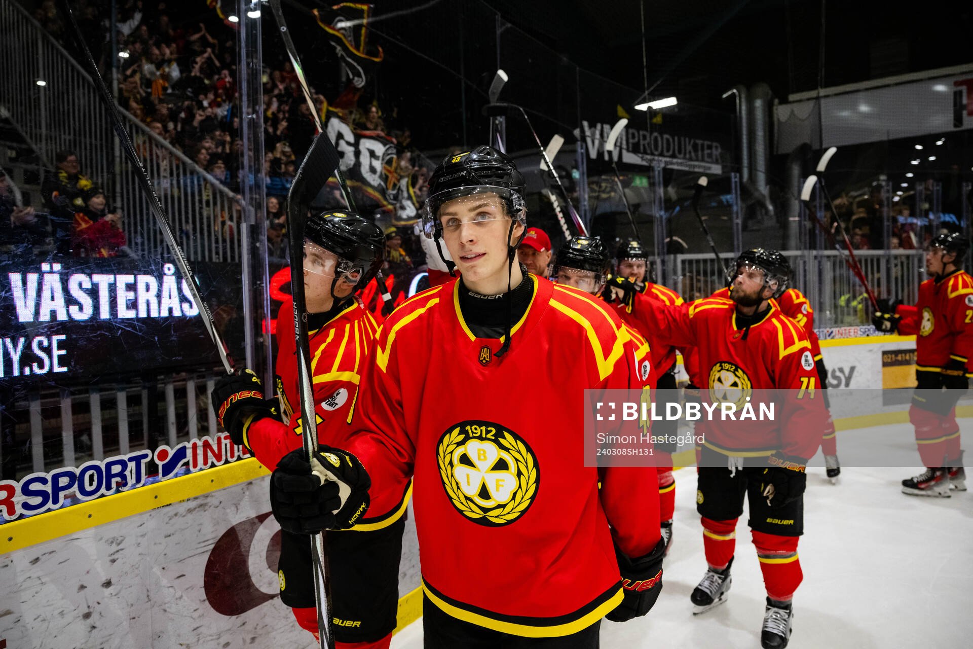 Brynäs Noel Nordh jublar