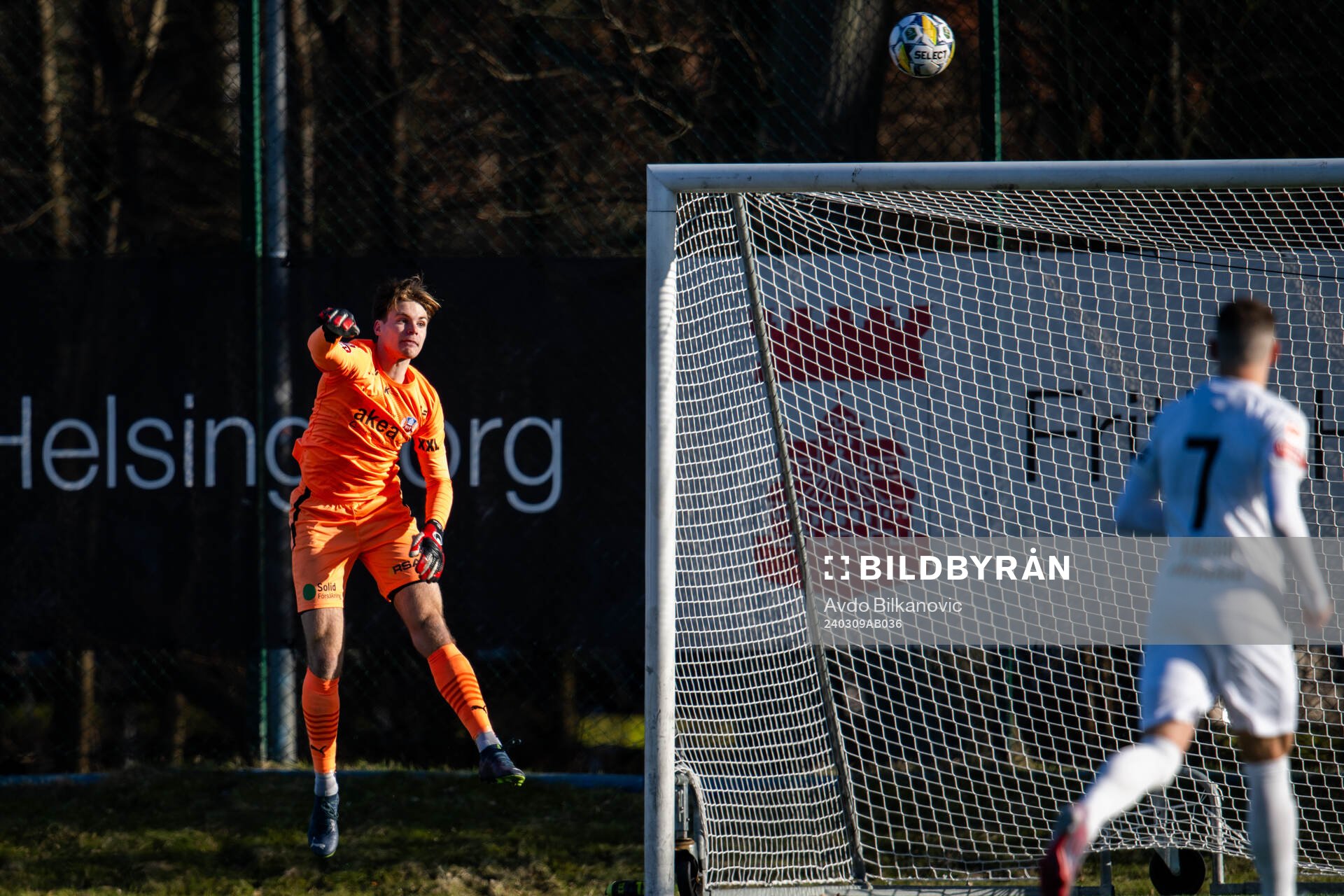 Helsingborgs målvakt Nils Arvidsson