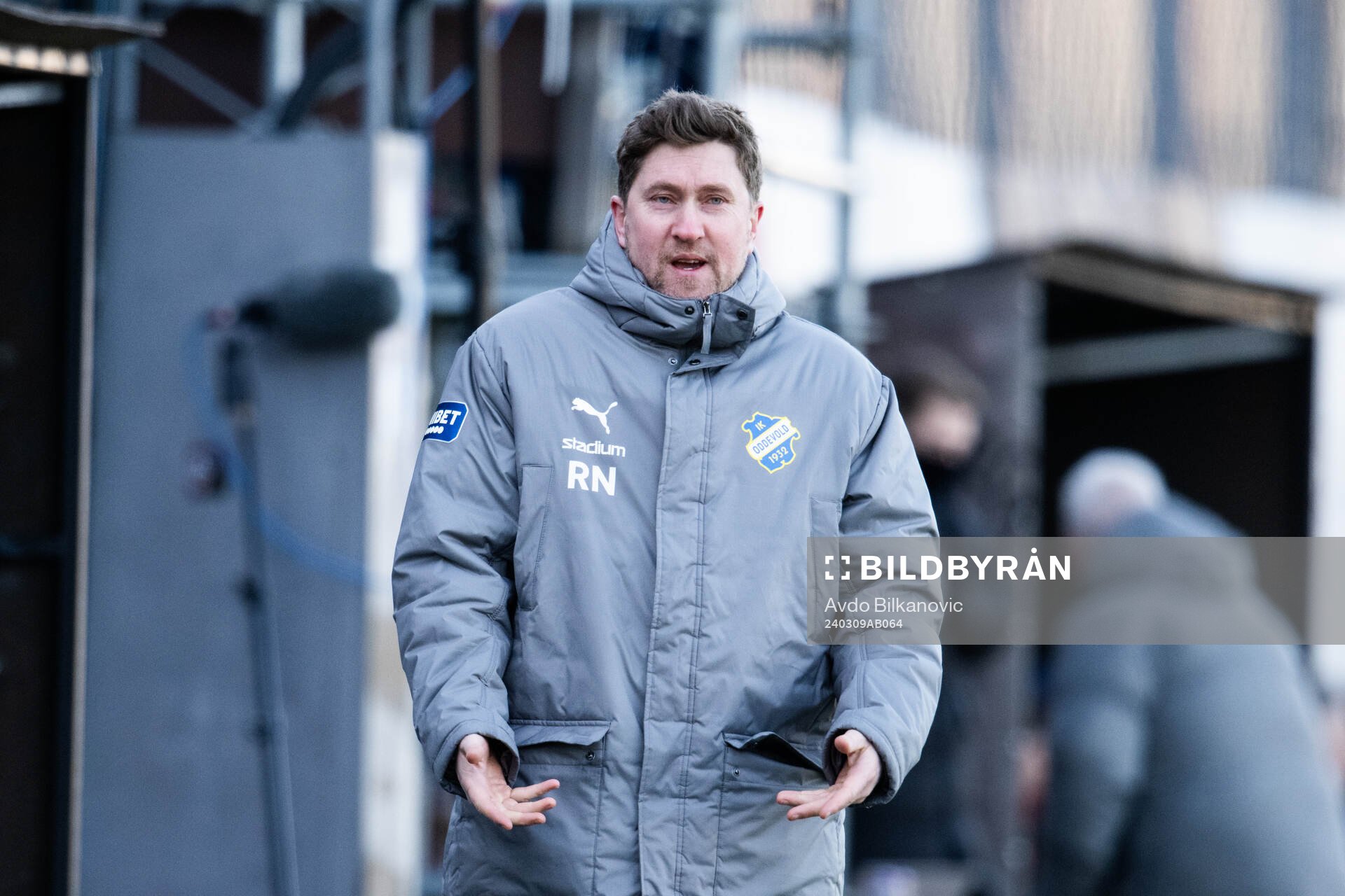 Oddevolds tränare Rickard Nilsson