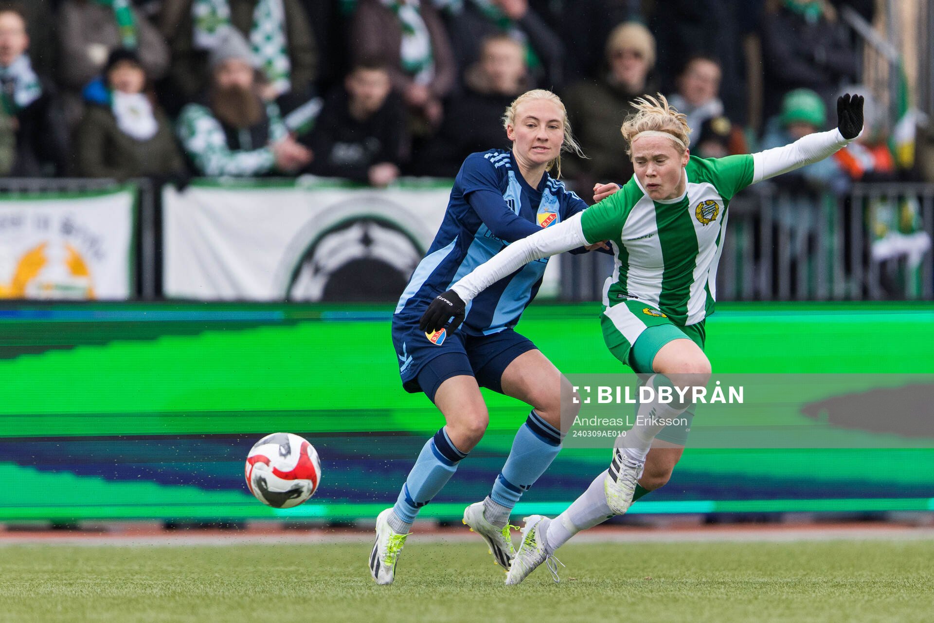 Djurgårdens Stinalisa Johansson och Hammarbys Julie