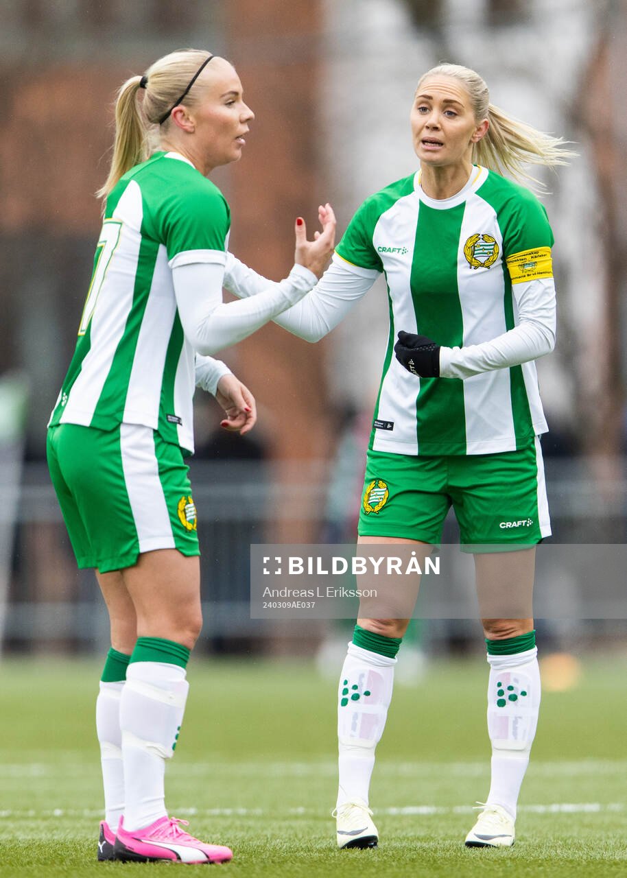Hammarbys Stina Lennartsson och Alice Carlsson