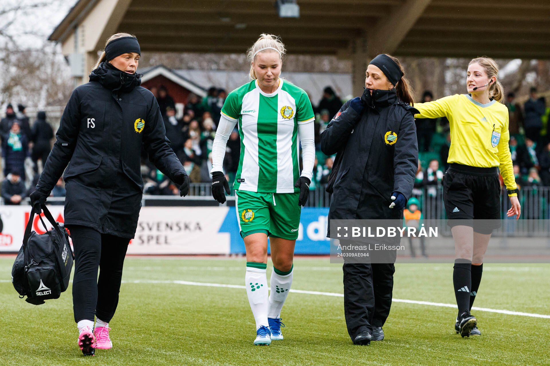 Hammarbys Eva Nyström får vård