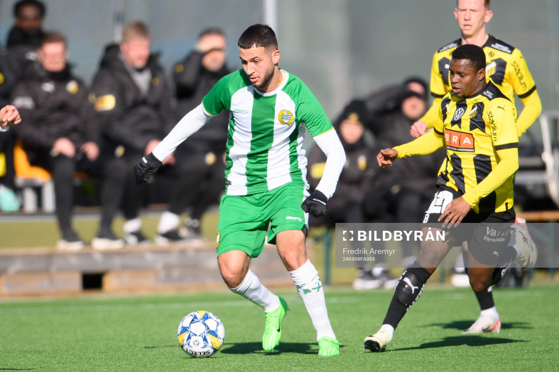 Hammarbys Abdelrahman Boudah Saidi och Häckens Abdulrazaq