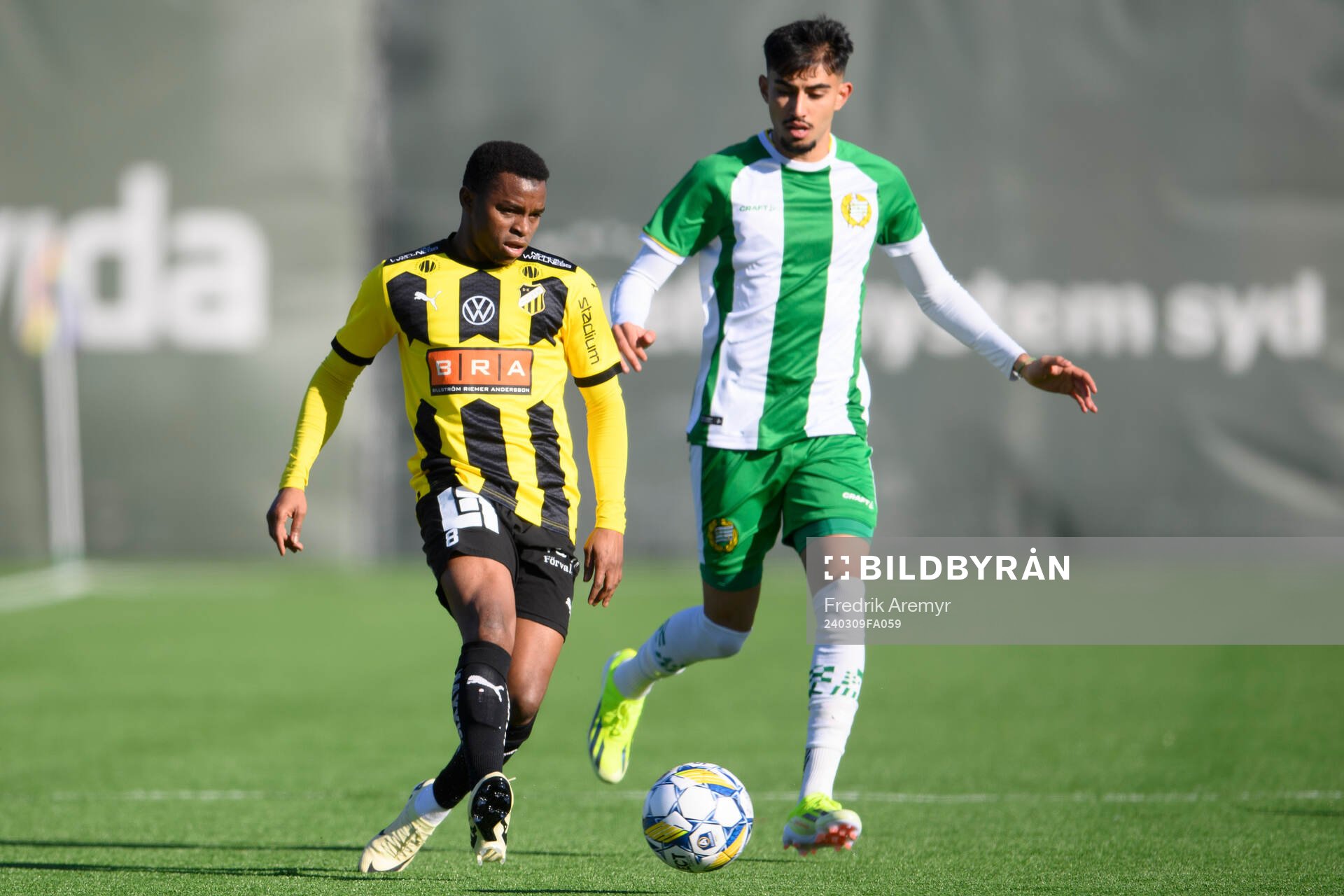 Häckens Abdulrazaq Ishaq och Hammarbys Montader Madjed