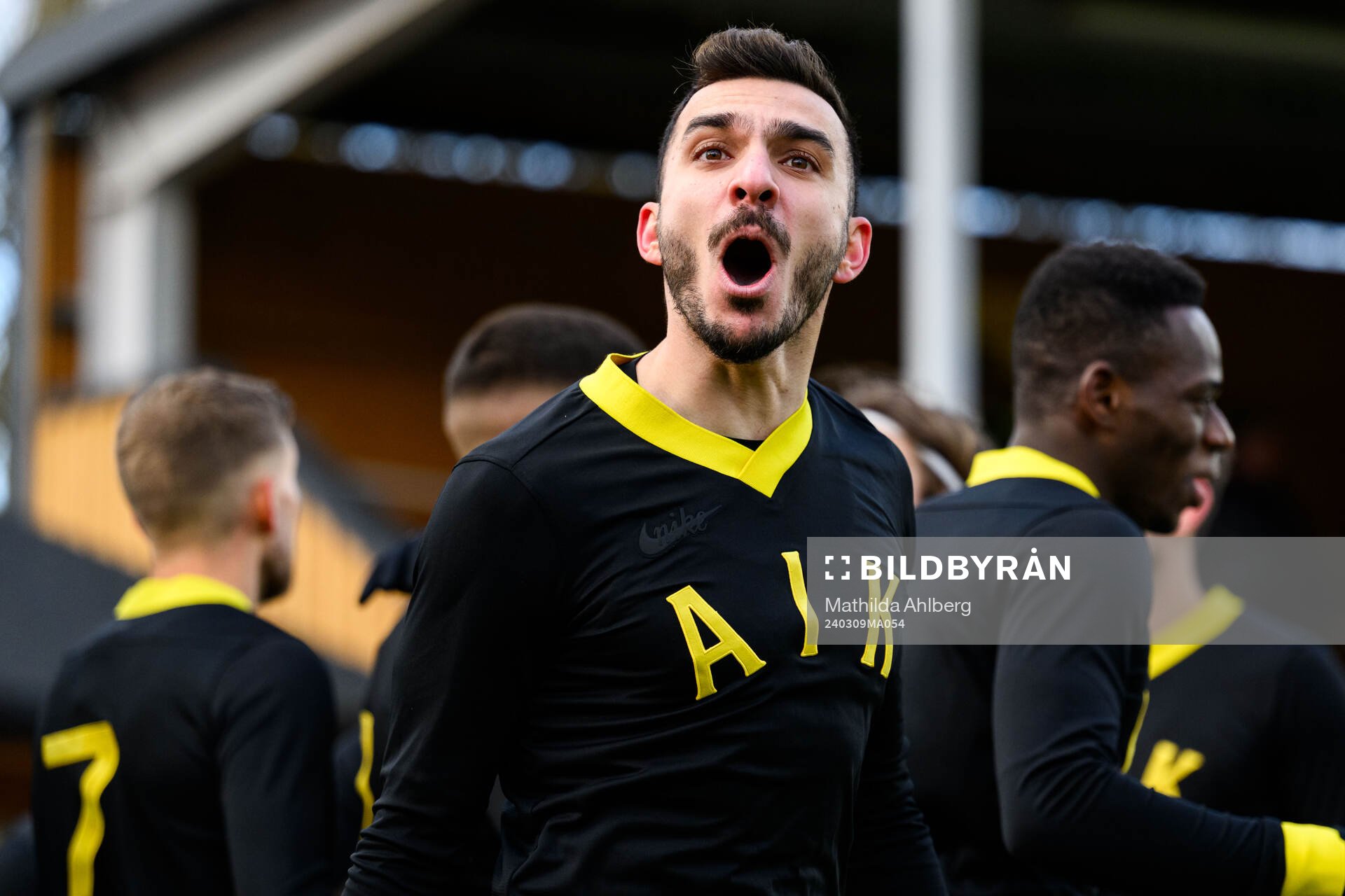 AIKs Ioannis Pittas jublar