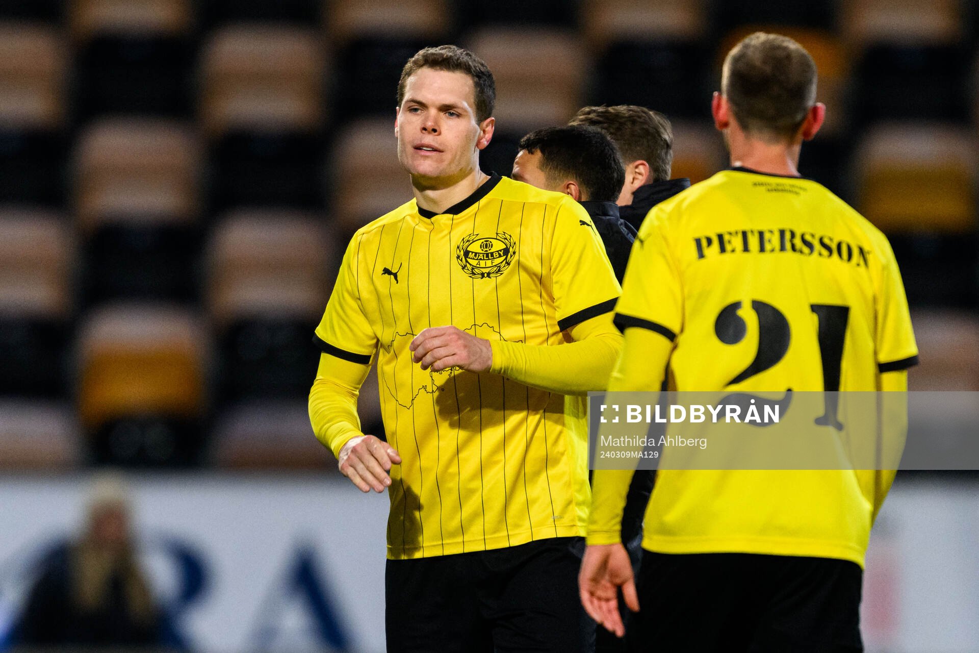 Mjällbys Jacob Bergström deppar
