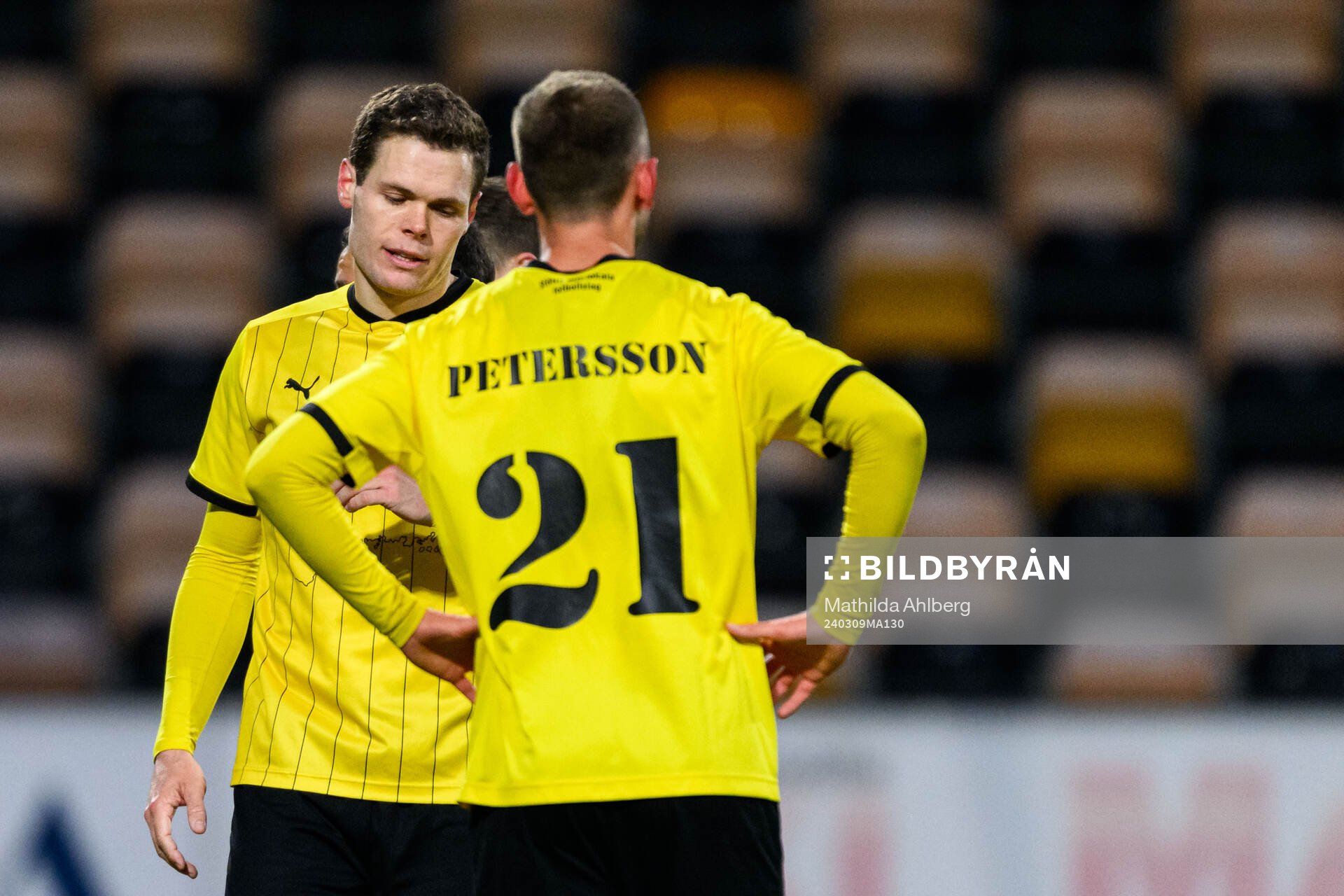 Mjällbys Jacob Bergström deppar