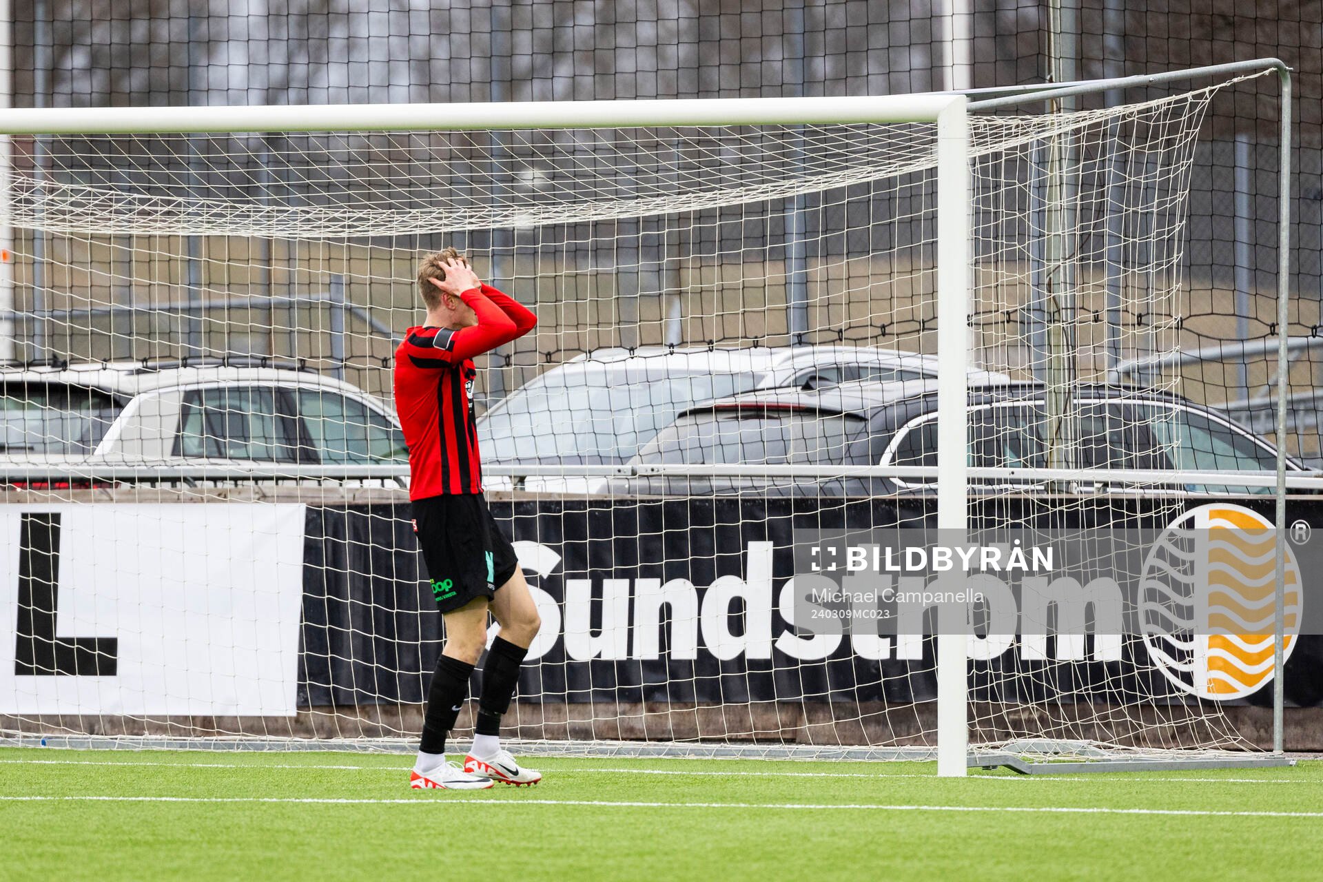 Brommapojkarnas Torbjörn Lysaker Heggem deppar