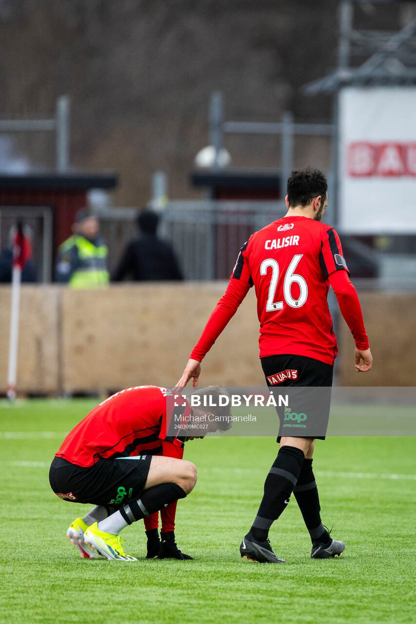 Brommapojkarnas André Calisir och Frederik Christensen