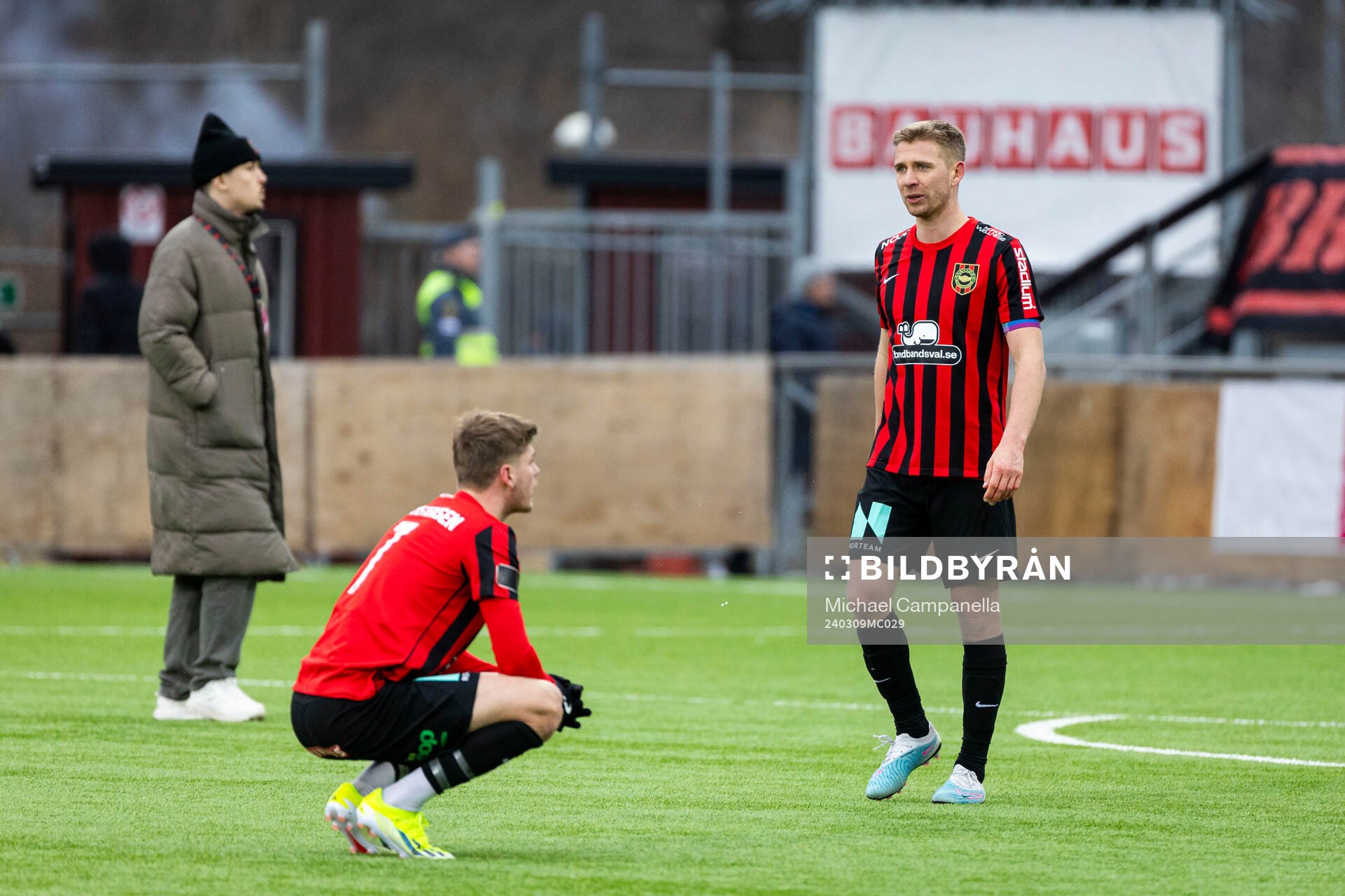 Brommapojkarnas Frederik Christensen och Ludvig Fritzson