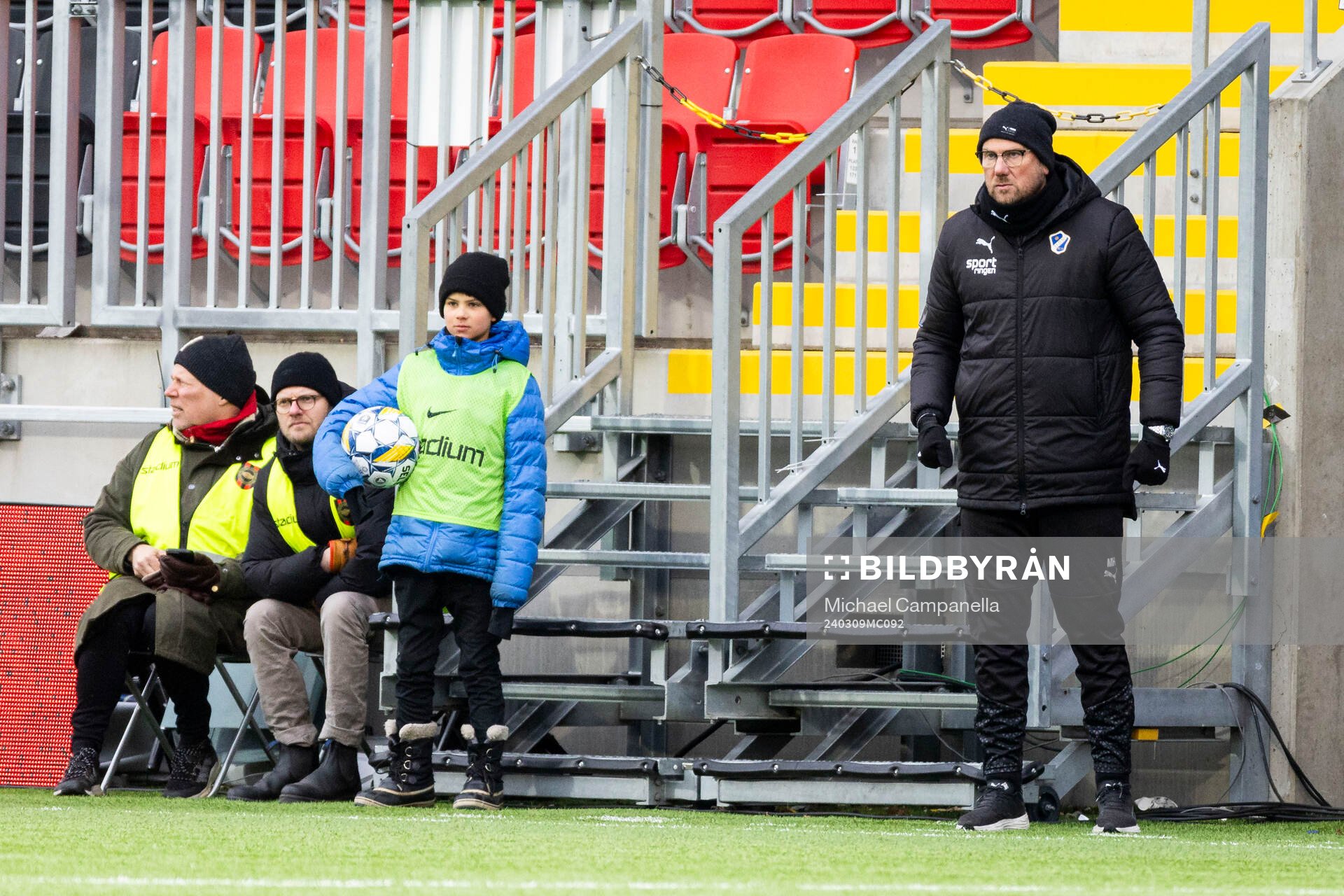 Halmstads tränare Magnus Haglund