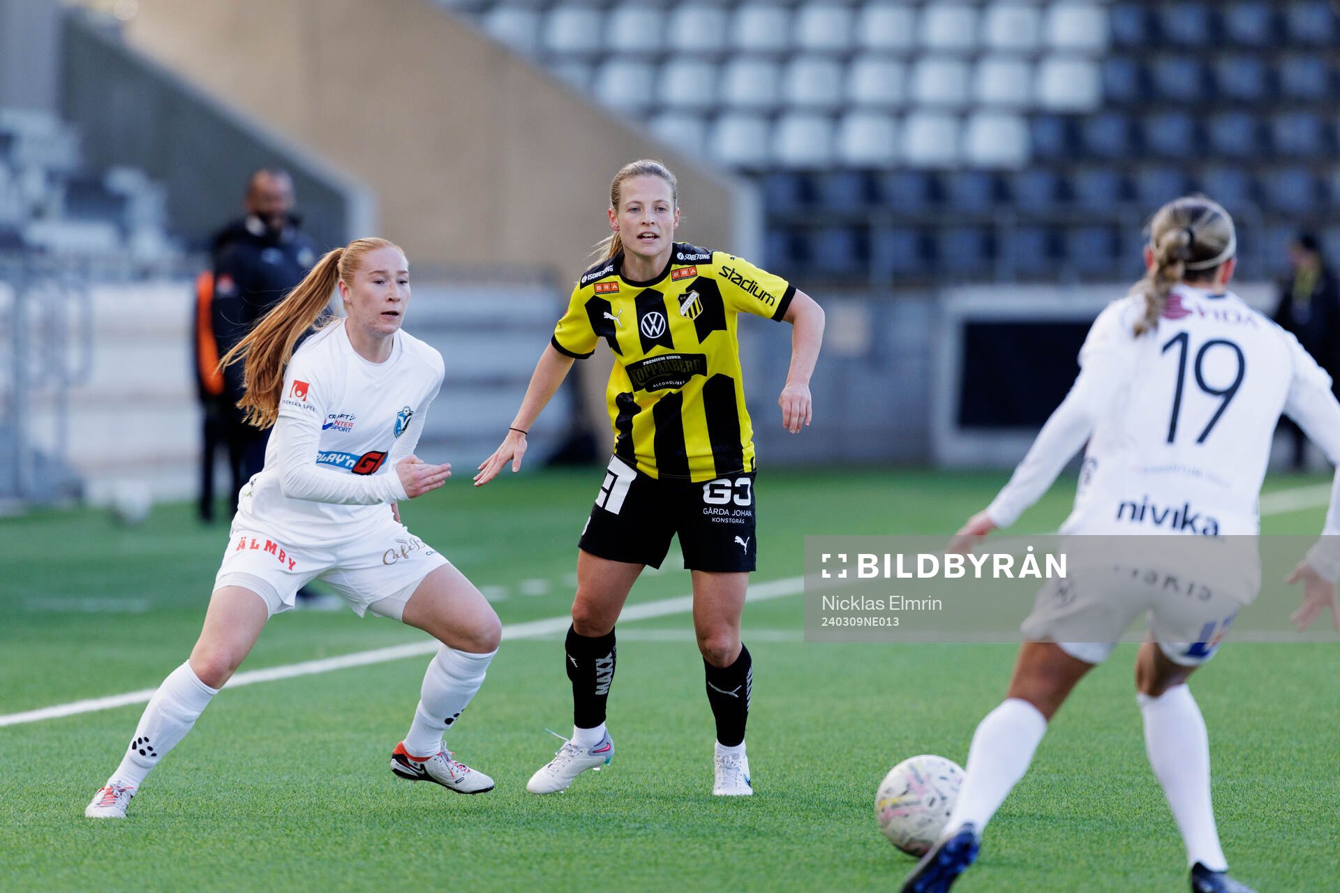 Växjö DFFs Tilde Johansson och Häckens Anna Anvegård