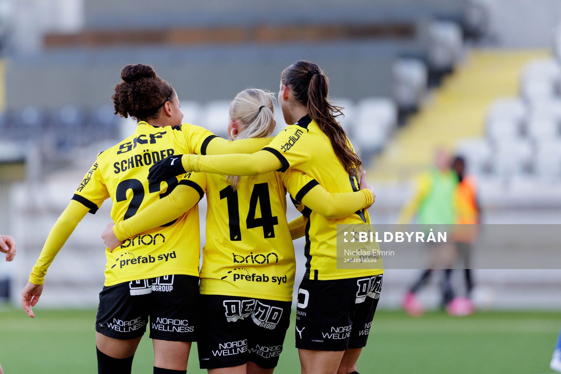 Häckens Felicia Schröder, Matilda Nildén och Rusul Rosa