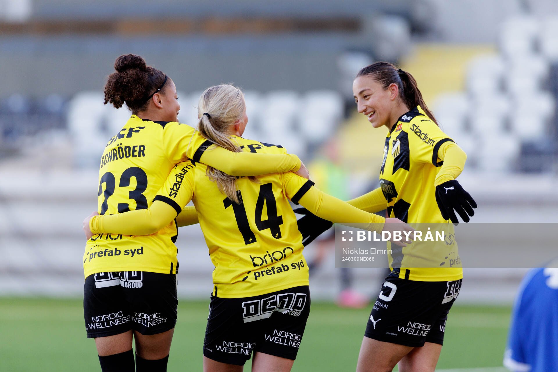 Häckens Felicia Schröder, Matilda Nildén och Rusul Rosa