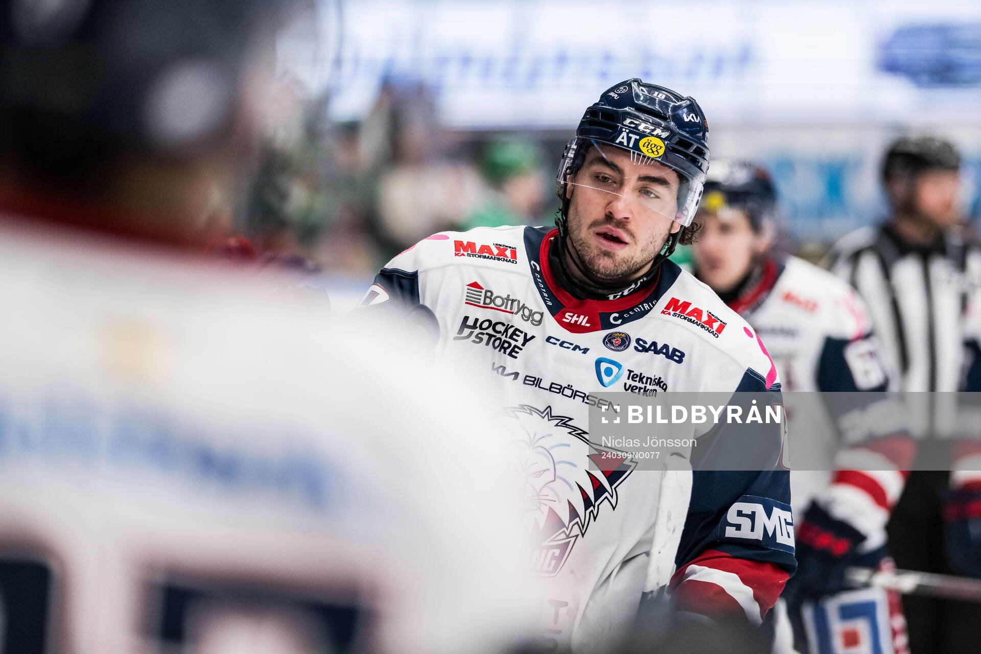 Linköpings Remi Elie jublar