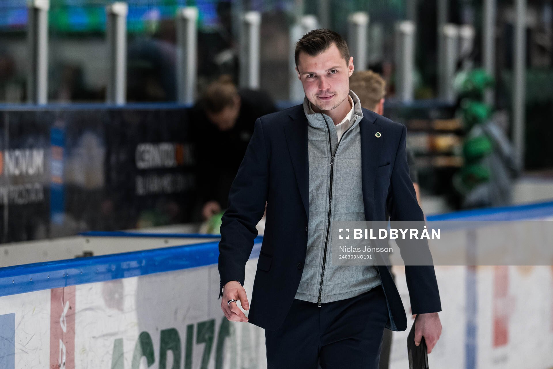 Rögles assisterande tränare Max Bohlin