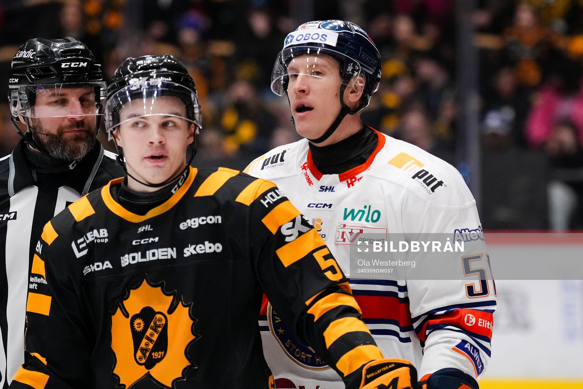 Skellefteås Axel Sandin Pellikka och Växjös Emil