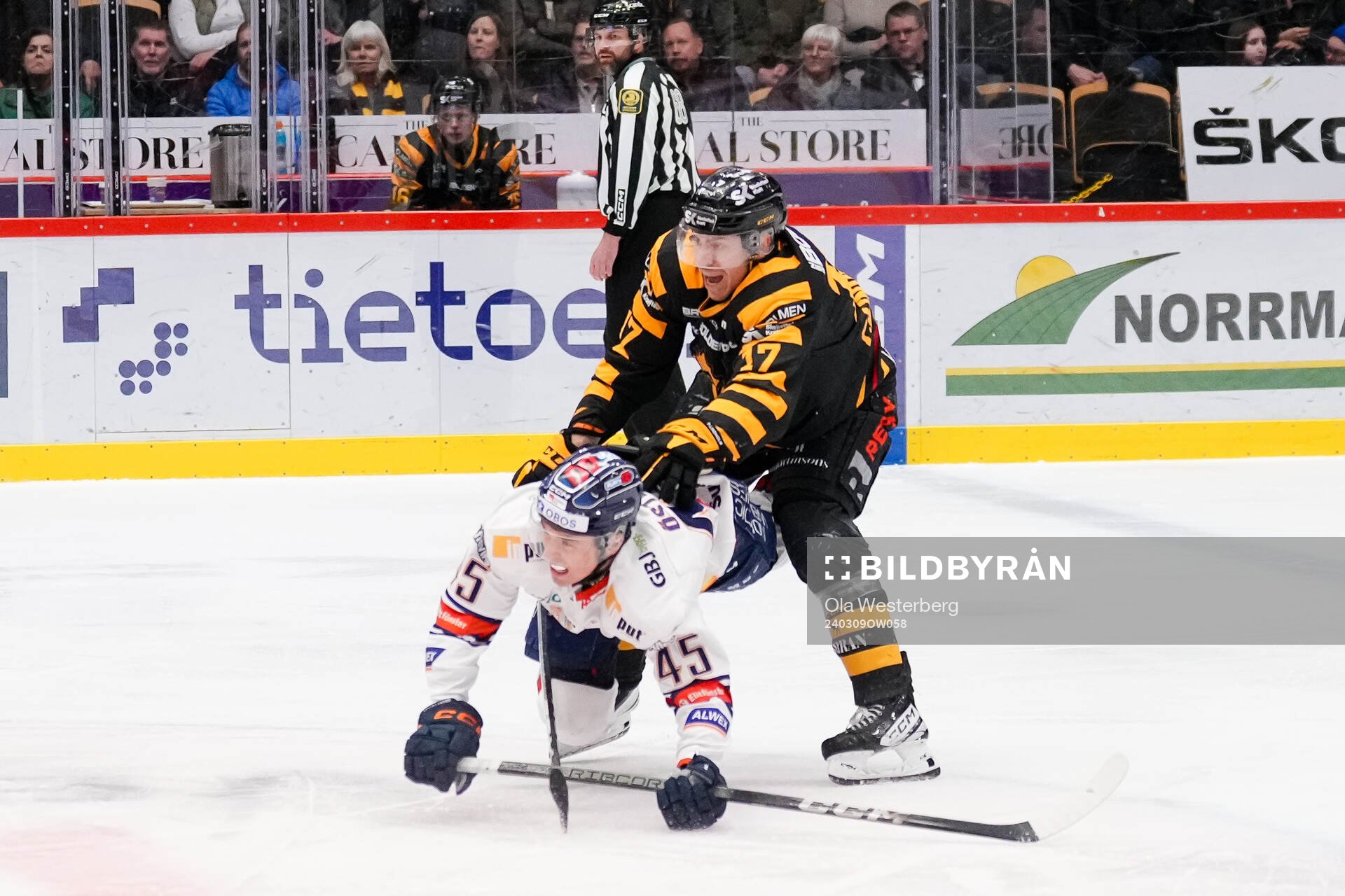 Skellefteås Pär Lindholm och Växjös Noah Östlund