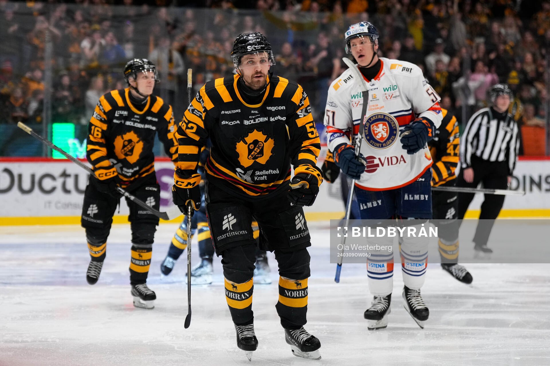 Skellefteås Arvid Lundberg jublar