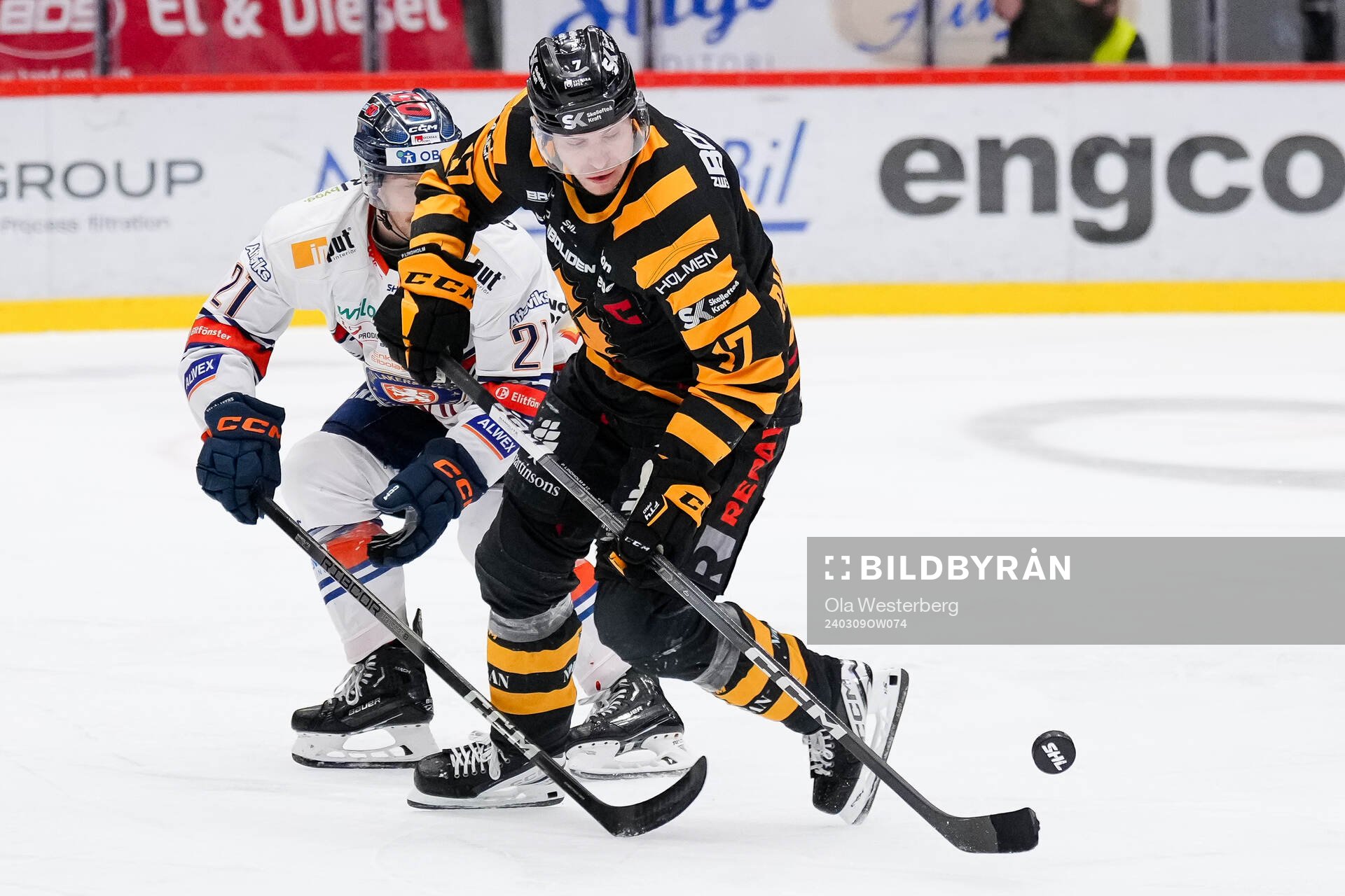 Växjös Brian Cooper och Skellefteås Pär Lindholm