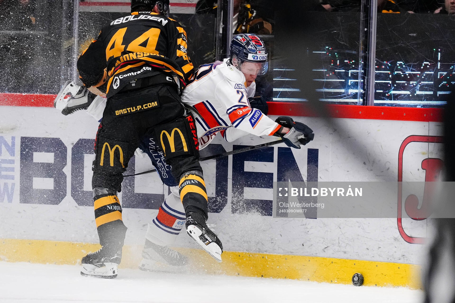 Skellefteås Elias Salomonsson och Växjös Hugo Gustafsson
