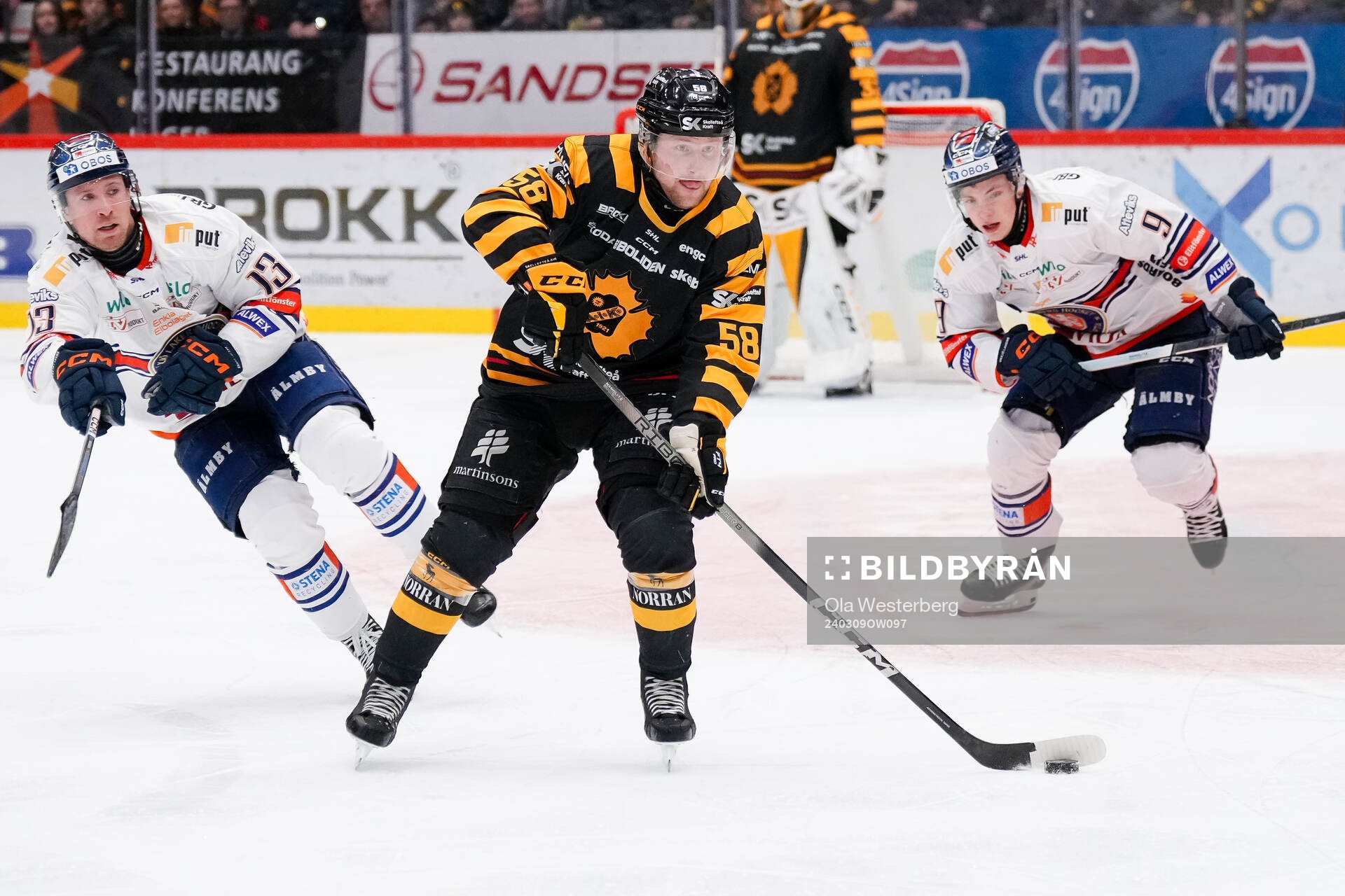 Växjös Dylan McLaughlin och Victor Stjernborg