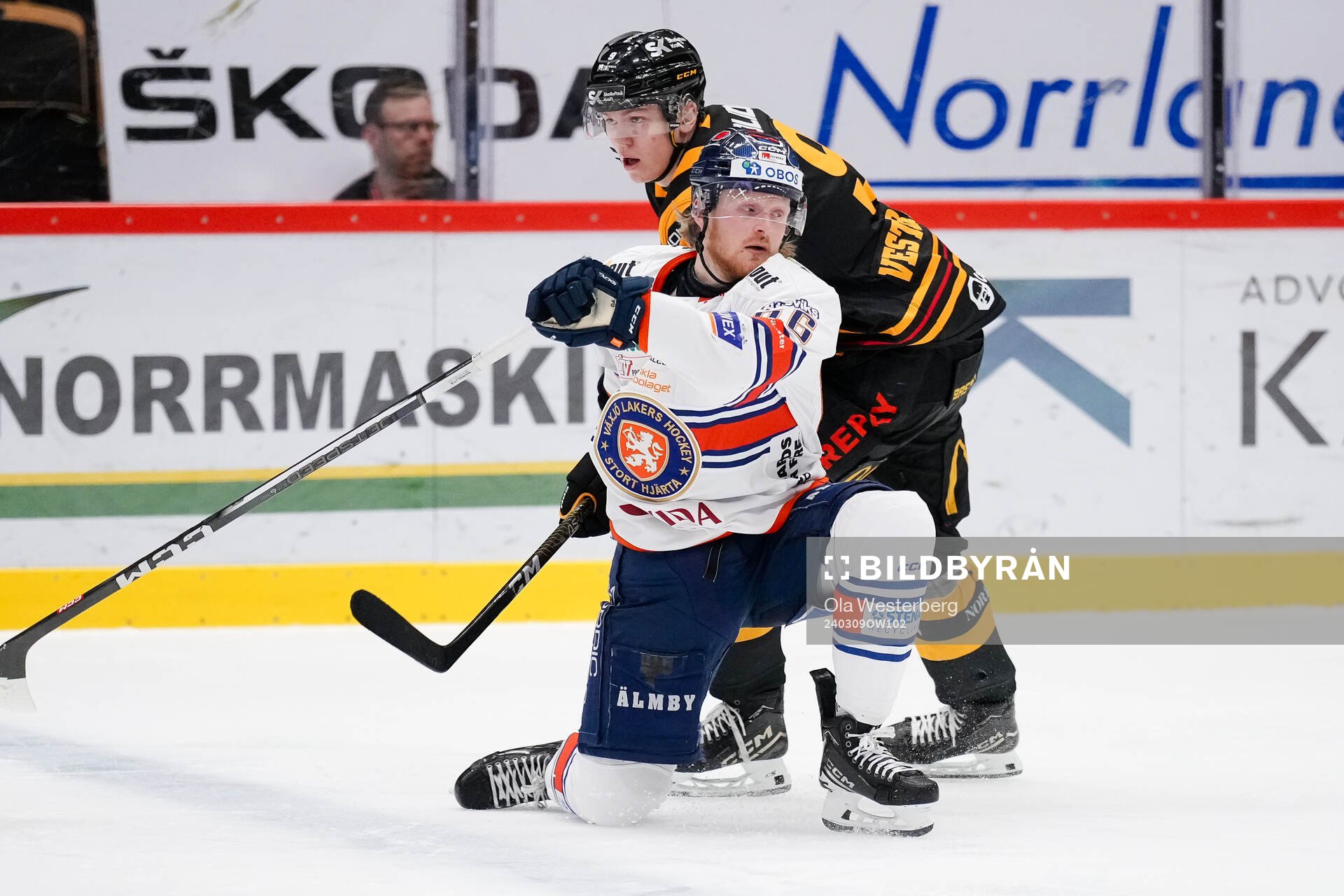 Växjös Joachim Blichfeld och Skellefteås Lukas Vesterlund