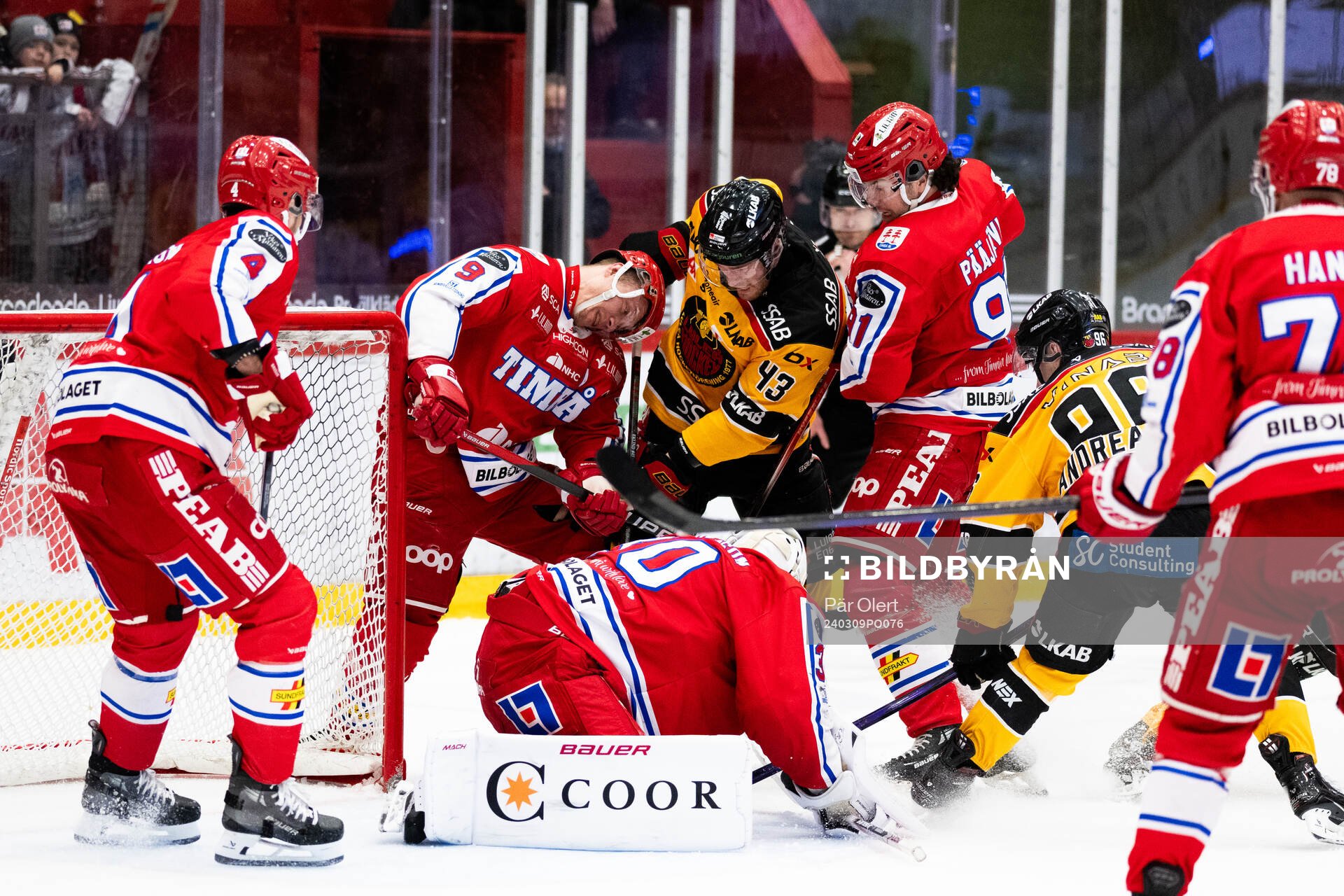 Timrås Didrik Strömberg och Luleås Oscar Eklind