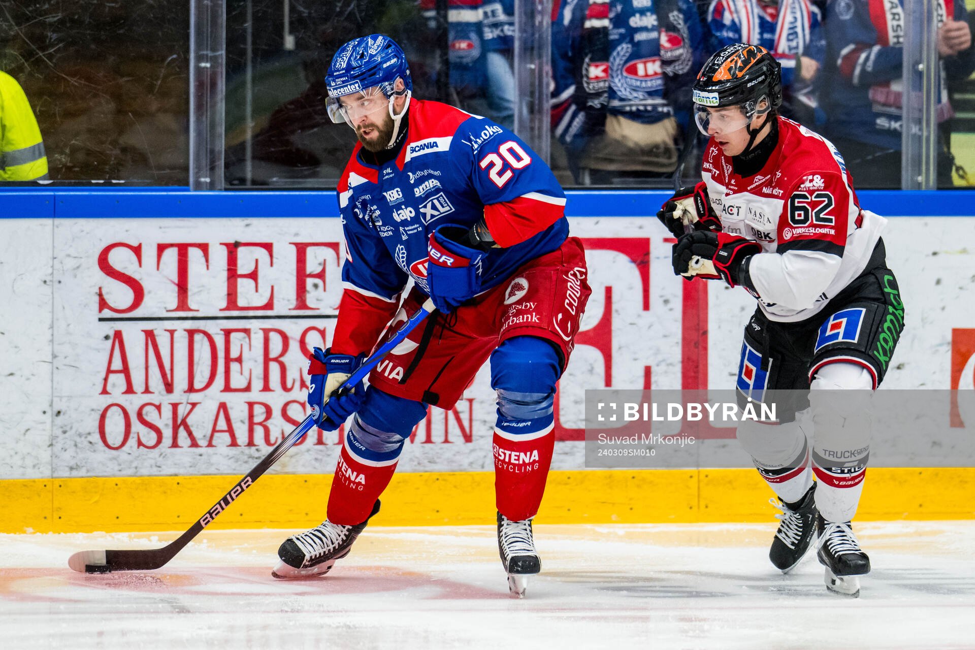 Oskarshamns Hynek Zohorna och Örebros Robert Leino