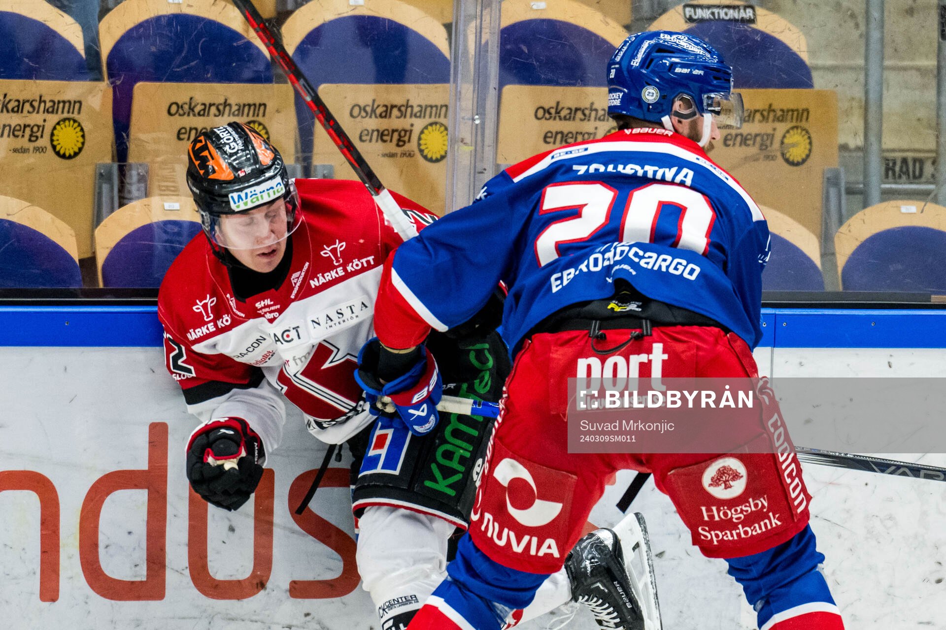 Örebros Robert Leino och Oskarshamns Hynek Zohorna