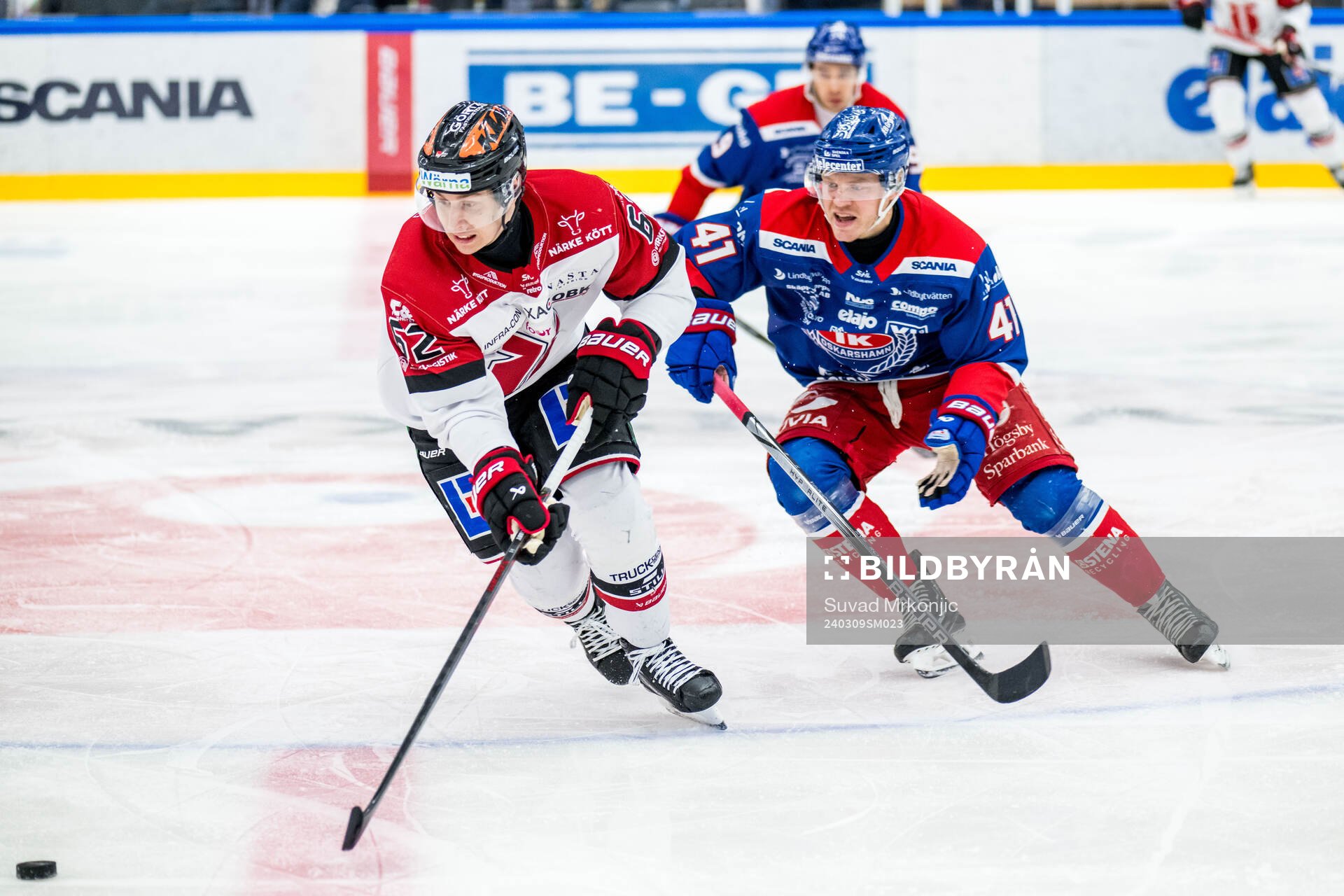 Örebros Robert Leino och Oskarshamns Johan Johnsson