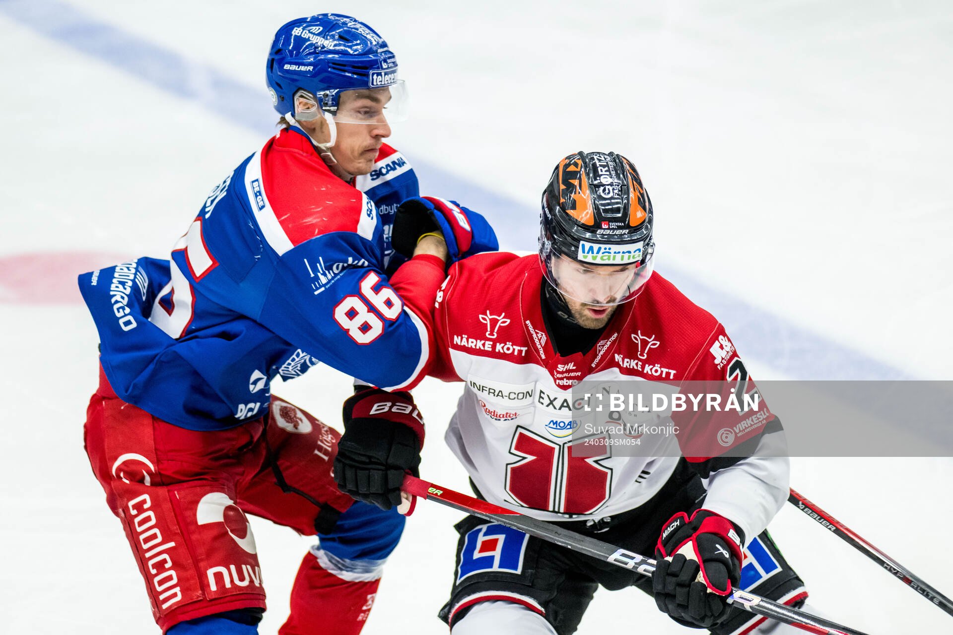 Oskarshamns Lukas Jasek och Örebros Rasmus Rissanen