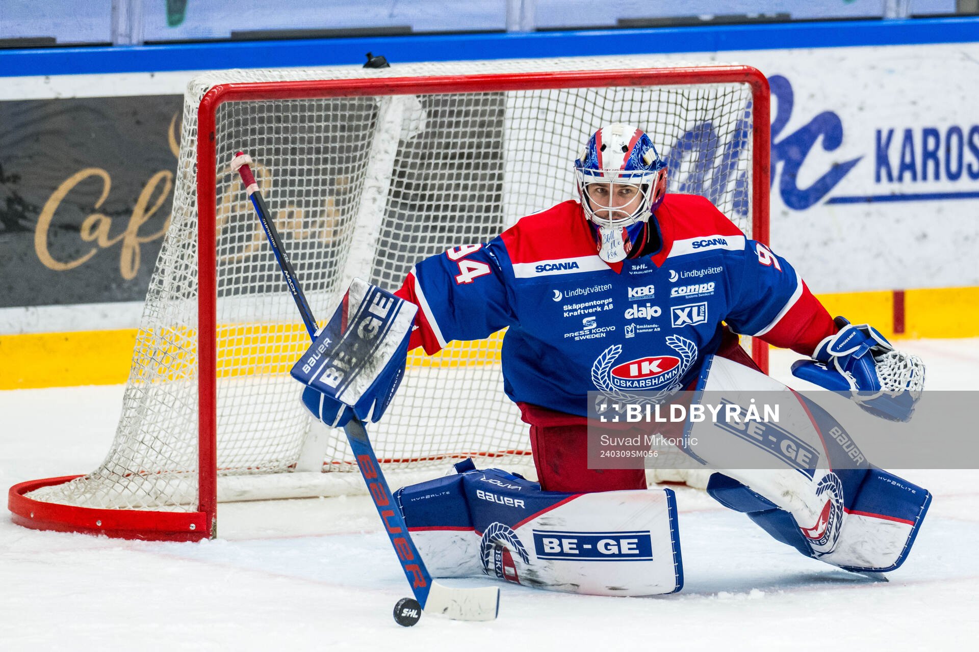 Oskarshamns målvakt Marek Langhamer