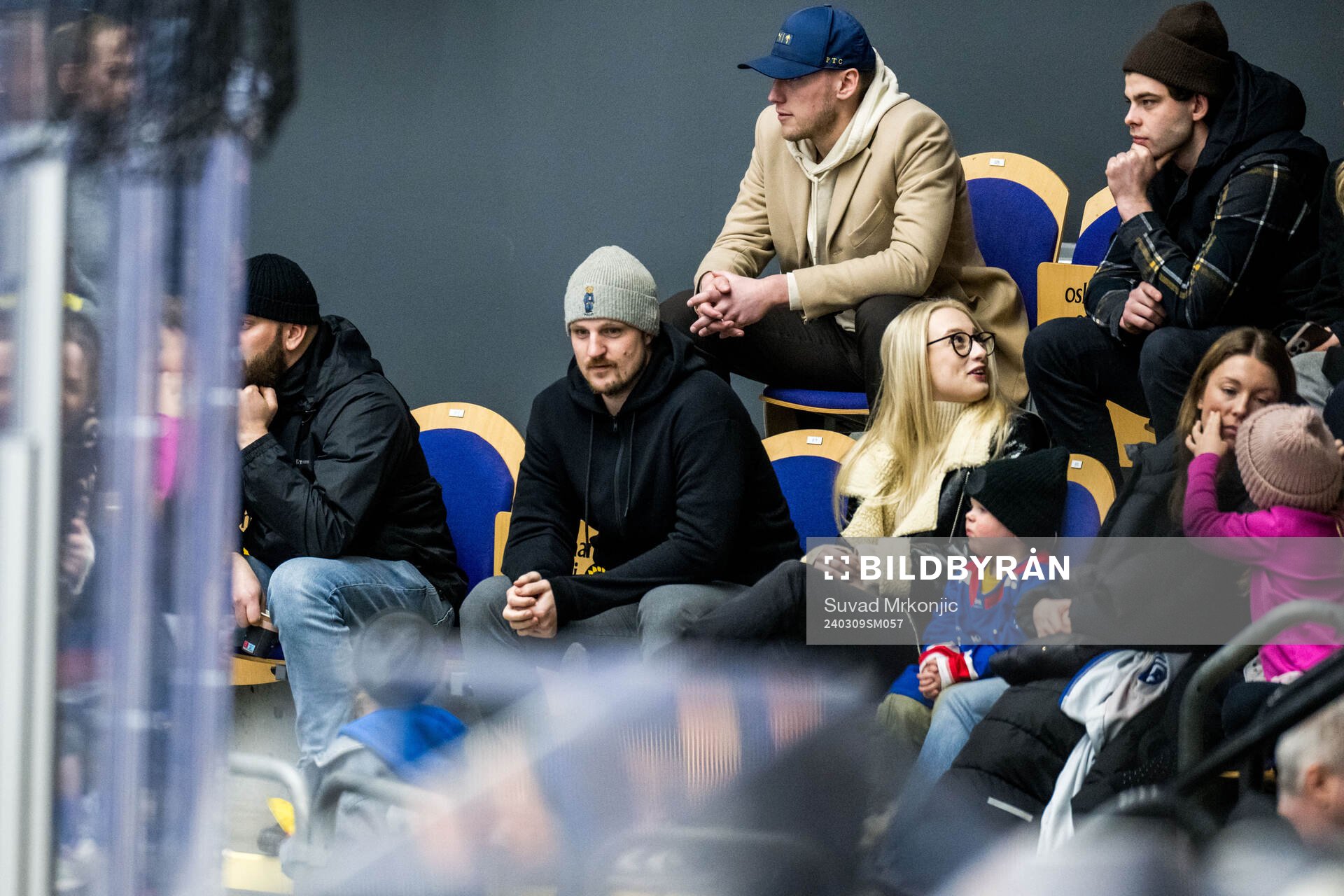 Oskarshamns Patrik Karlkvist på läktaren