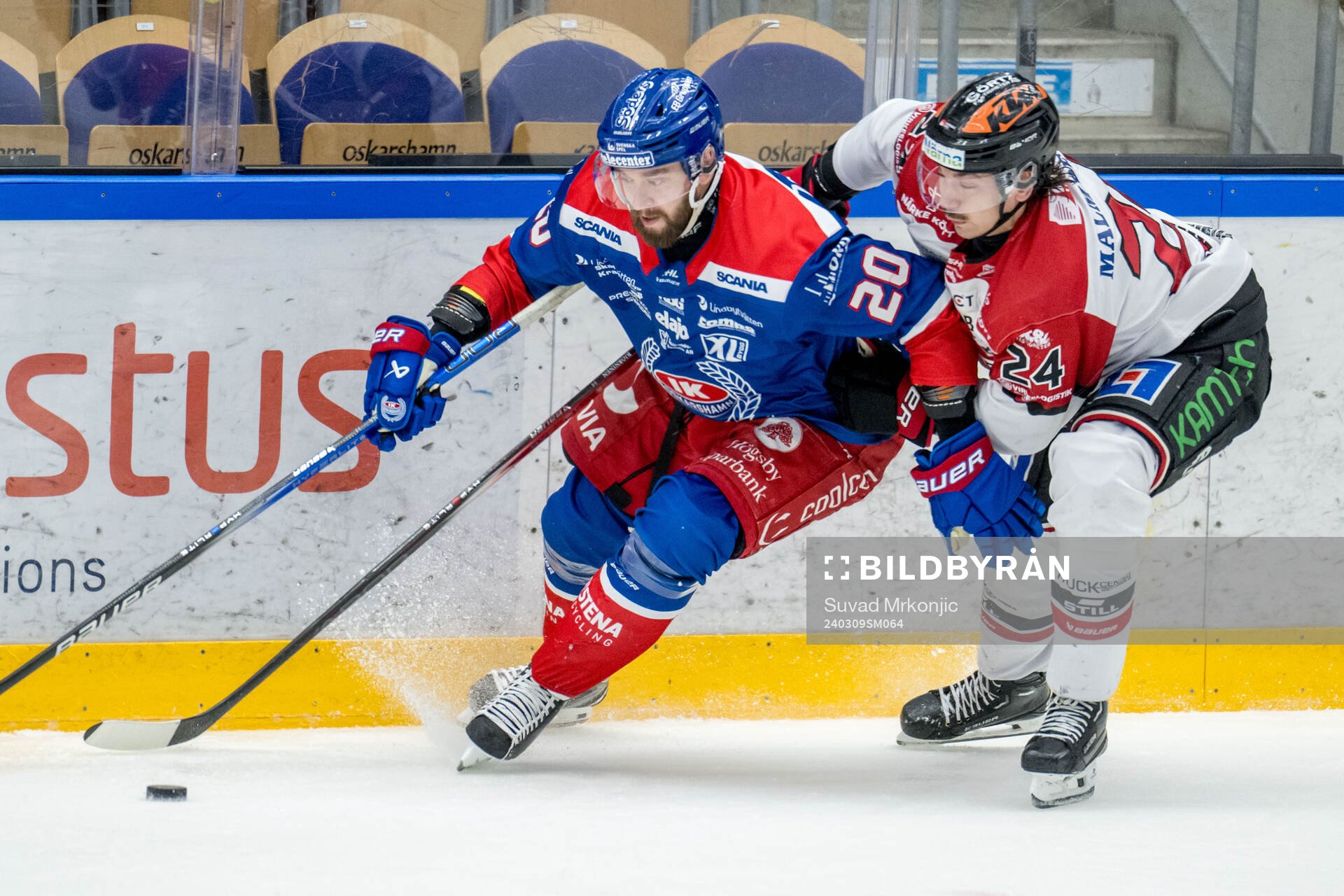 Oskarshamns Hynek Zohorna och Örebros Hannes Björninen